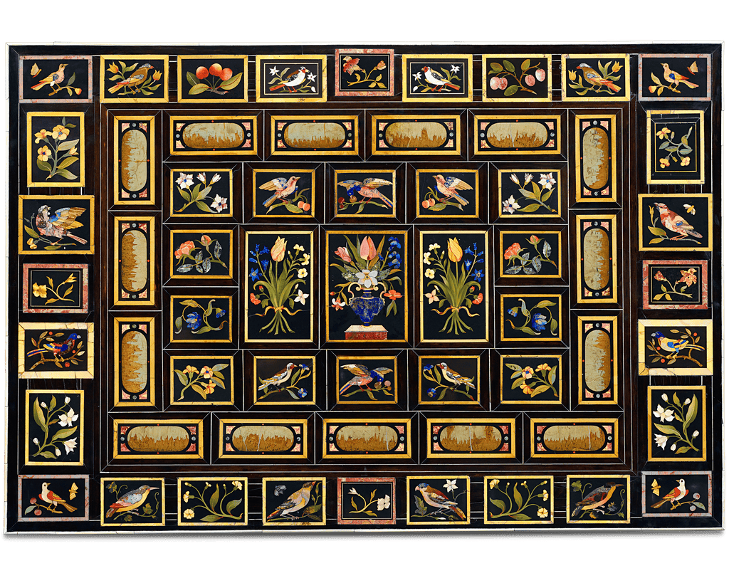 Grand Ducal Pietre Dure Console Tables