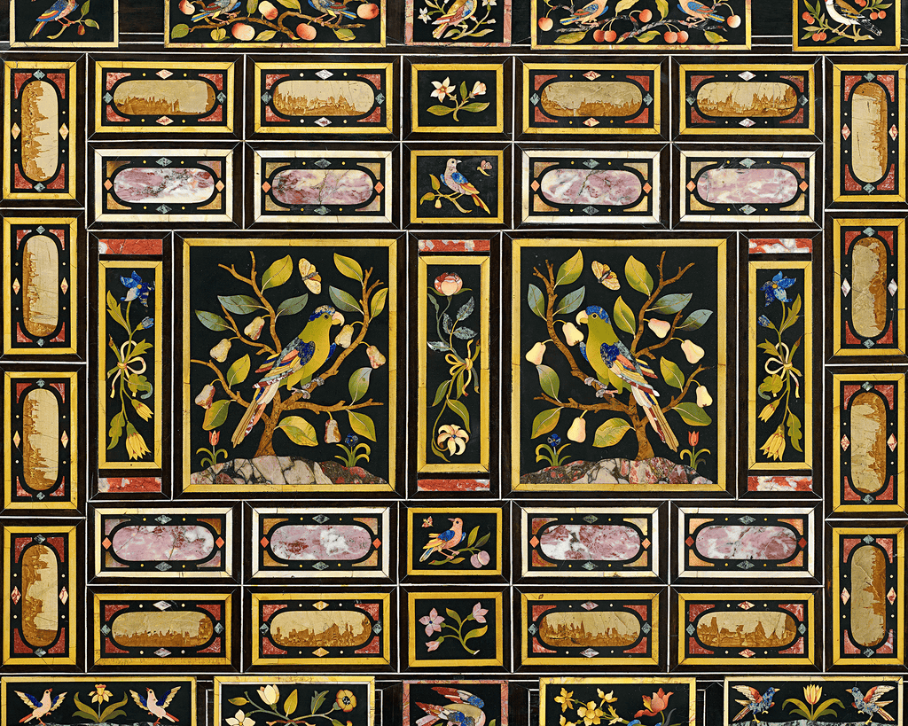 Grand Ducal Pietre Dure Console Tables