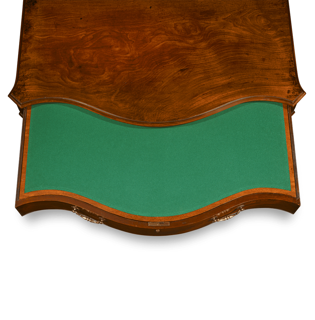 George III Chippendale-Period Serpentine Commode