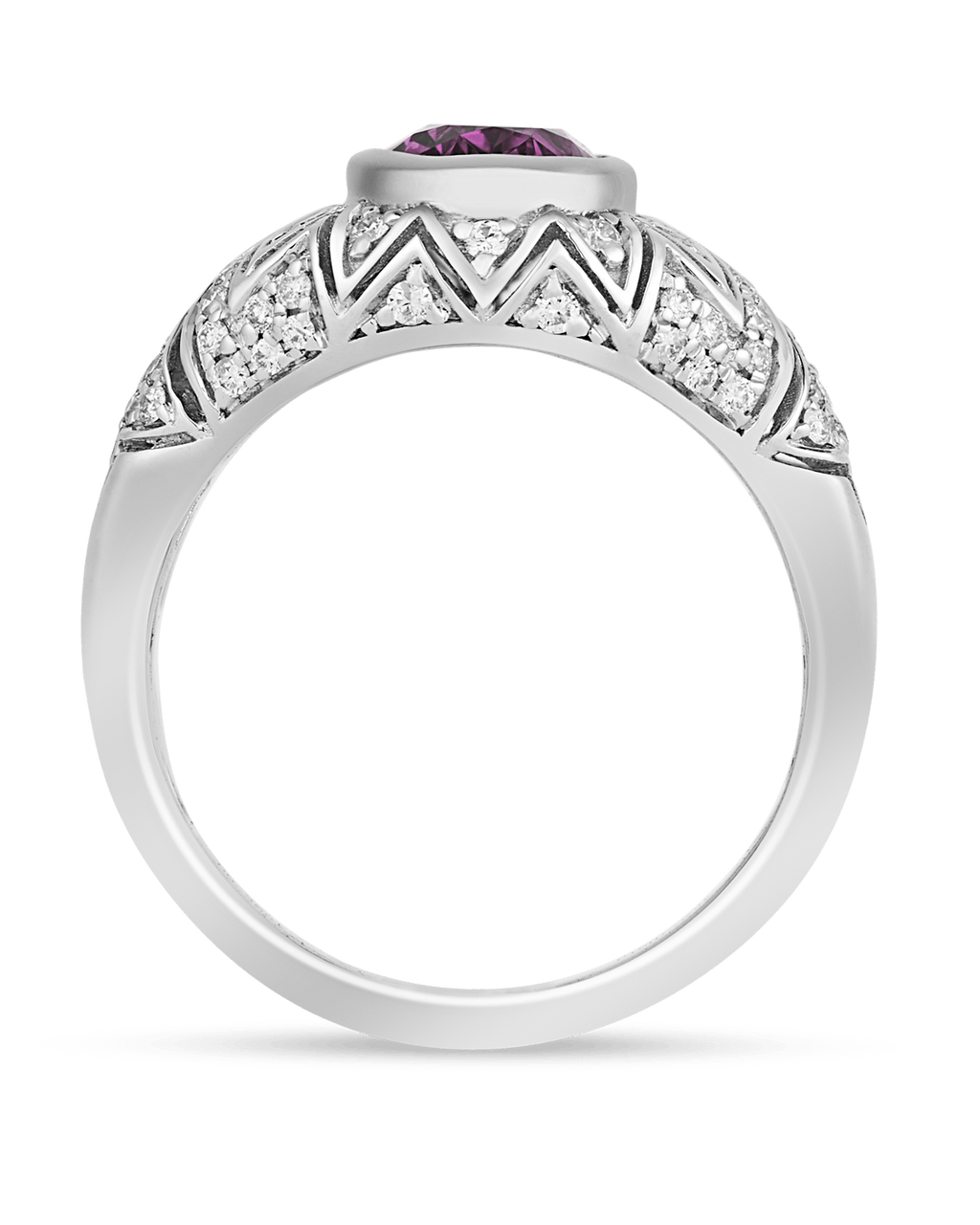 Untreated Pink Sapphire Ring, 2.28 Carats