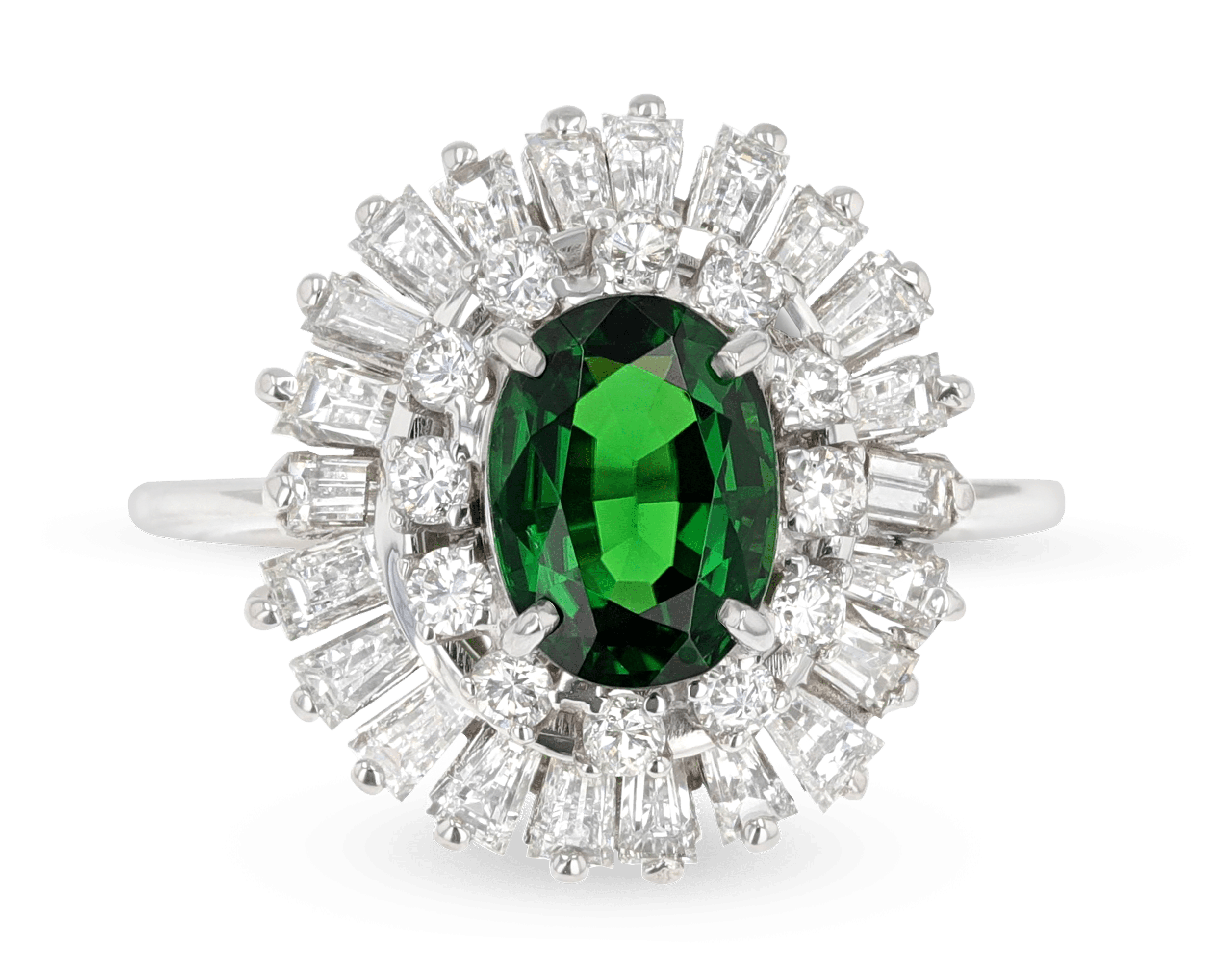 Chrome Tourmaline Ring, 1.60 Carats