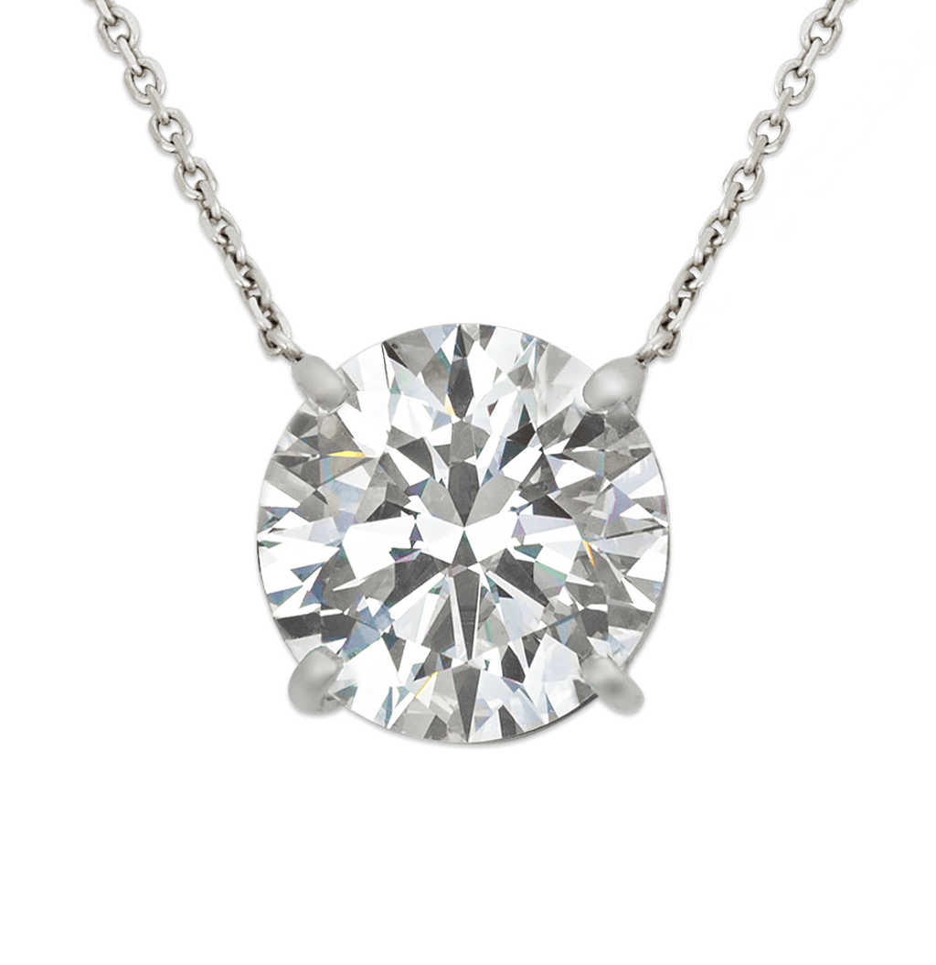 White Diamond Pendant, 11.52 Carat