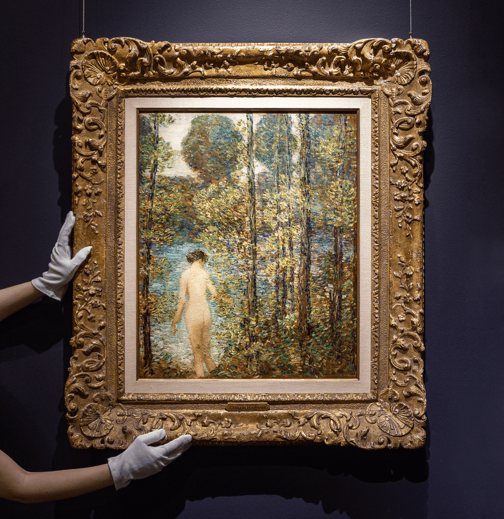 The Bather by Childe Hassam
