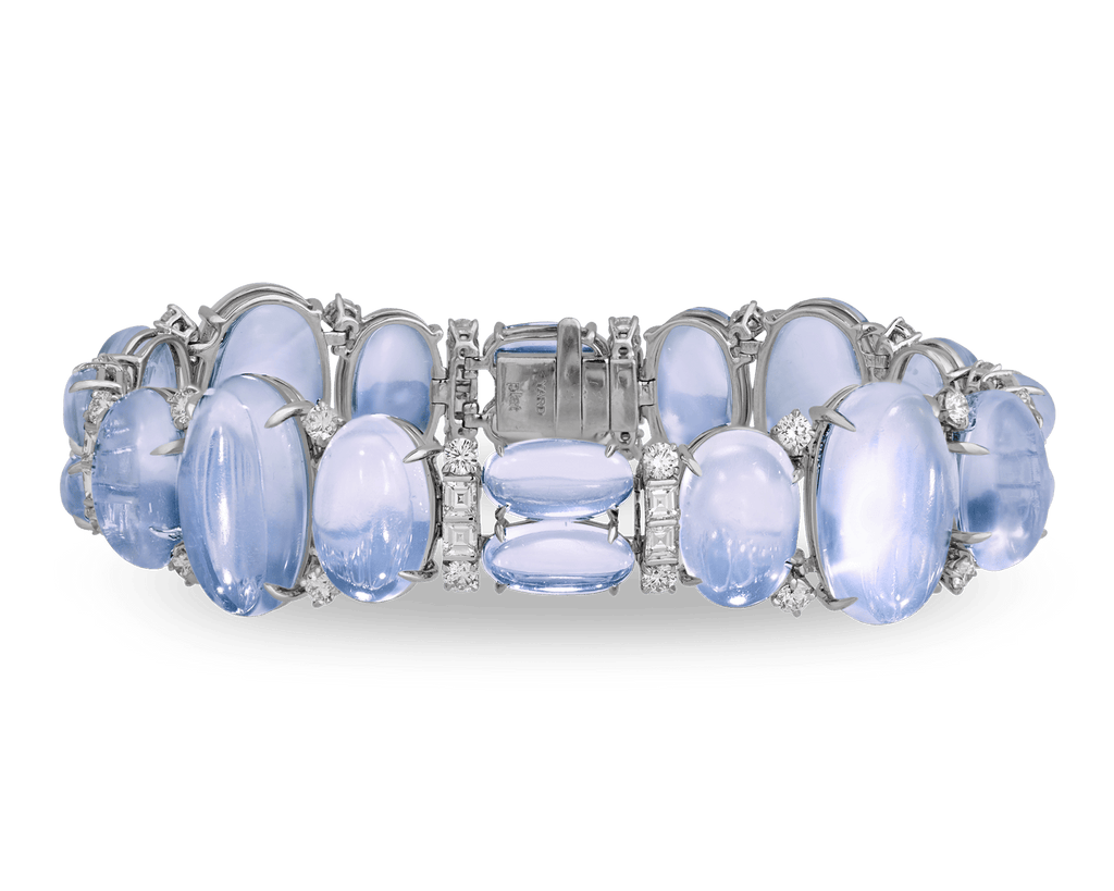 Moonstone Bracelet by Raymond Yard, 65.02 Carats