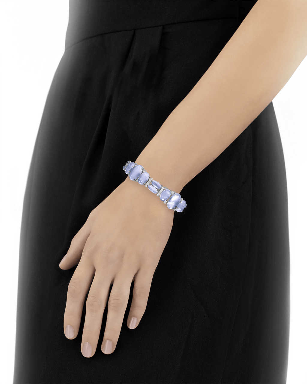 Moonstone Bracelet by Raymond Yard, 65.02 Carats