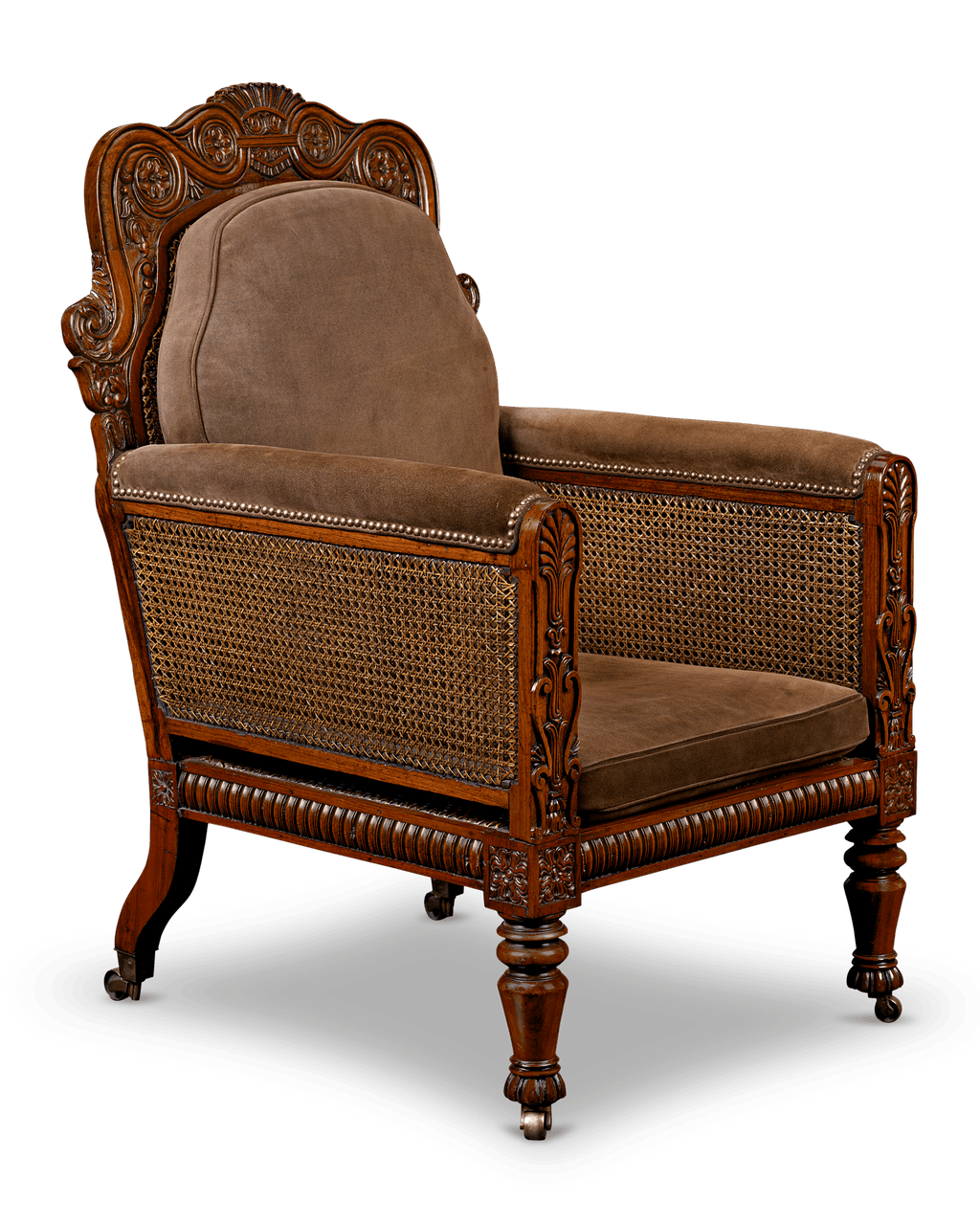 George IV Walnut Armchair