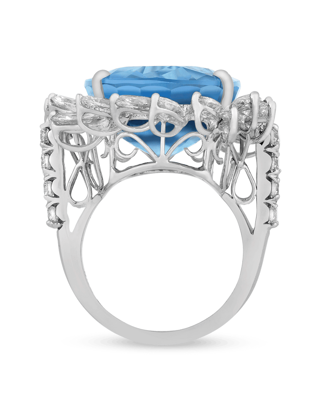 Untreated Paraiba Tourmaline Ring, 23.24 Carats