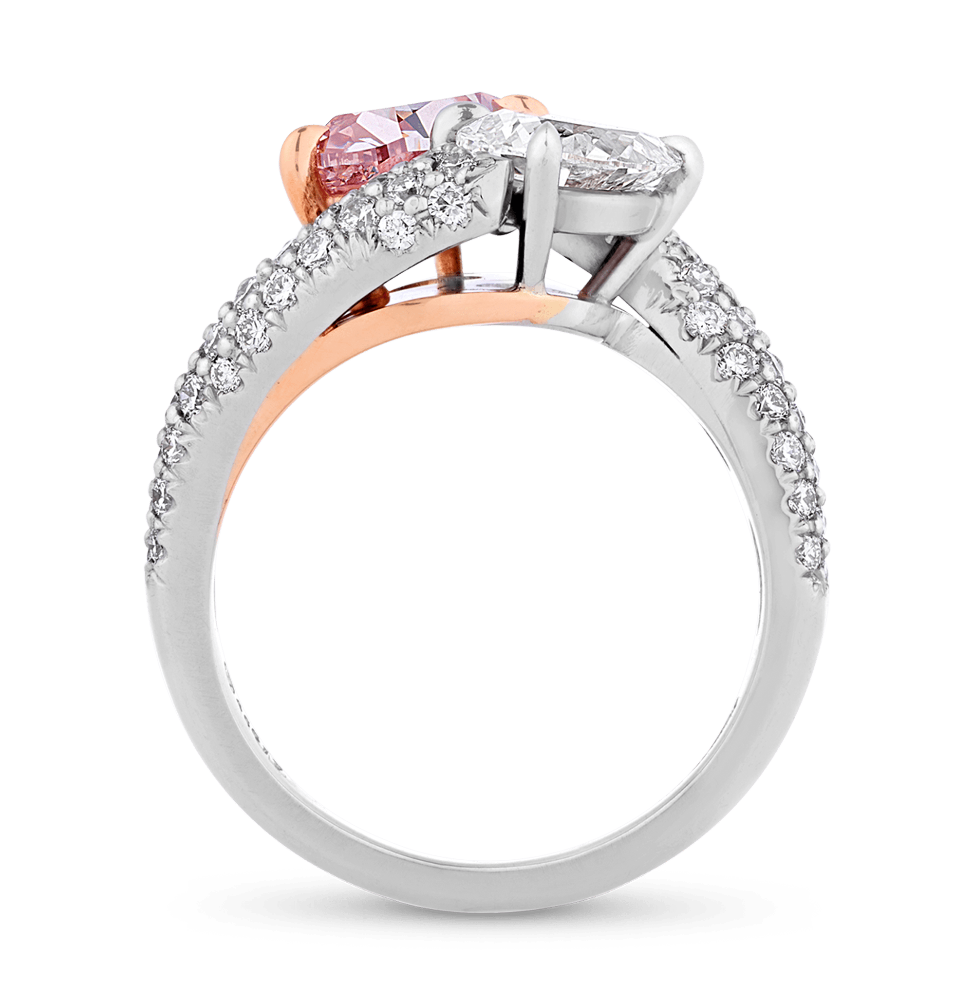 Natural Fancy Intense Pink Diamond Ring, 1.50 carats