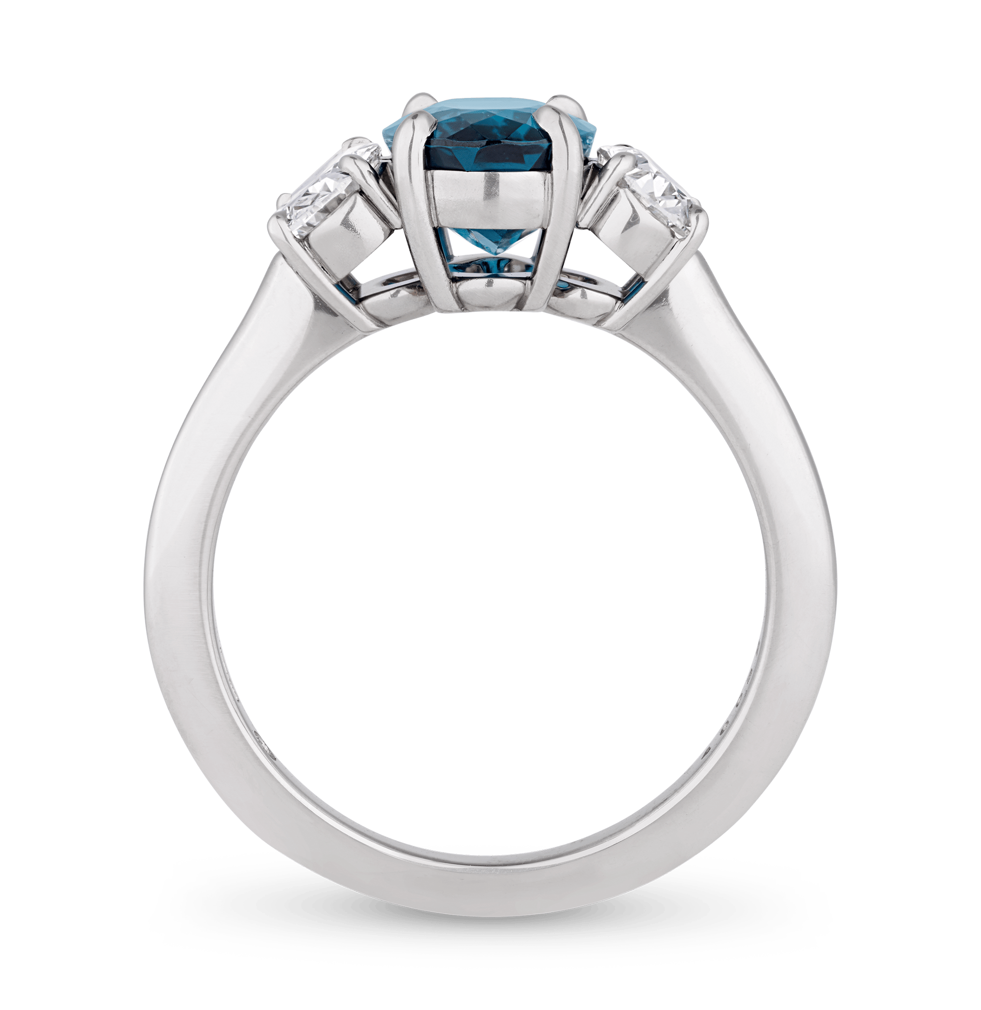 Untreated Brazilian Paraiba Ring, 1.92 Carats