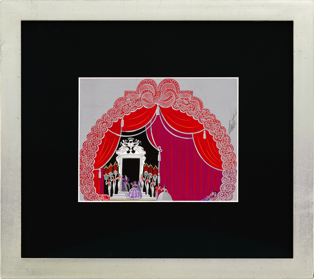 Entrée des invités by Erté