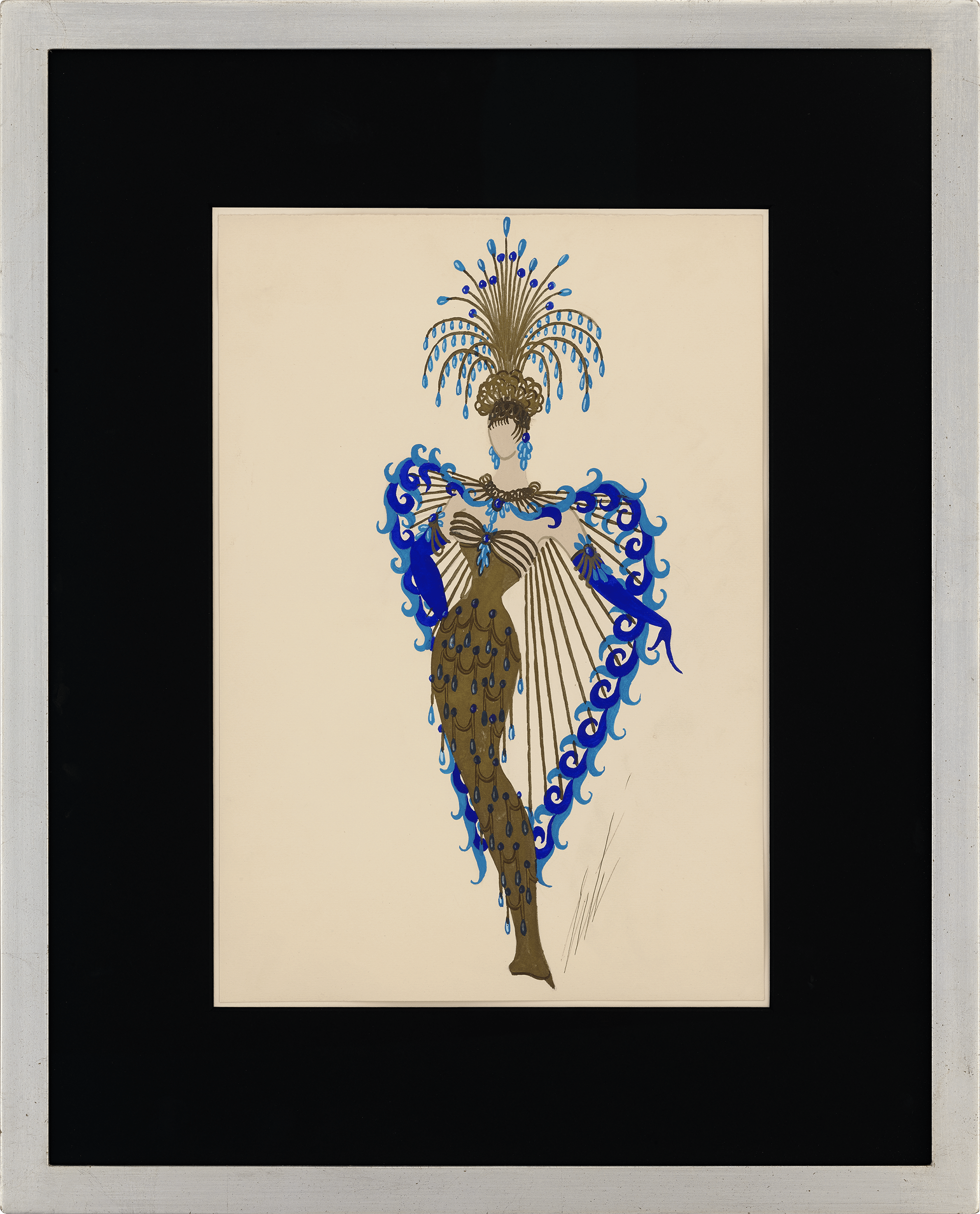 Final Chorus for Collection de Minuit by Erté