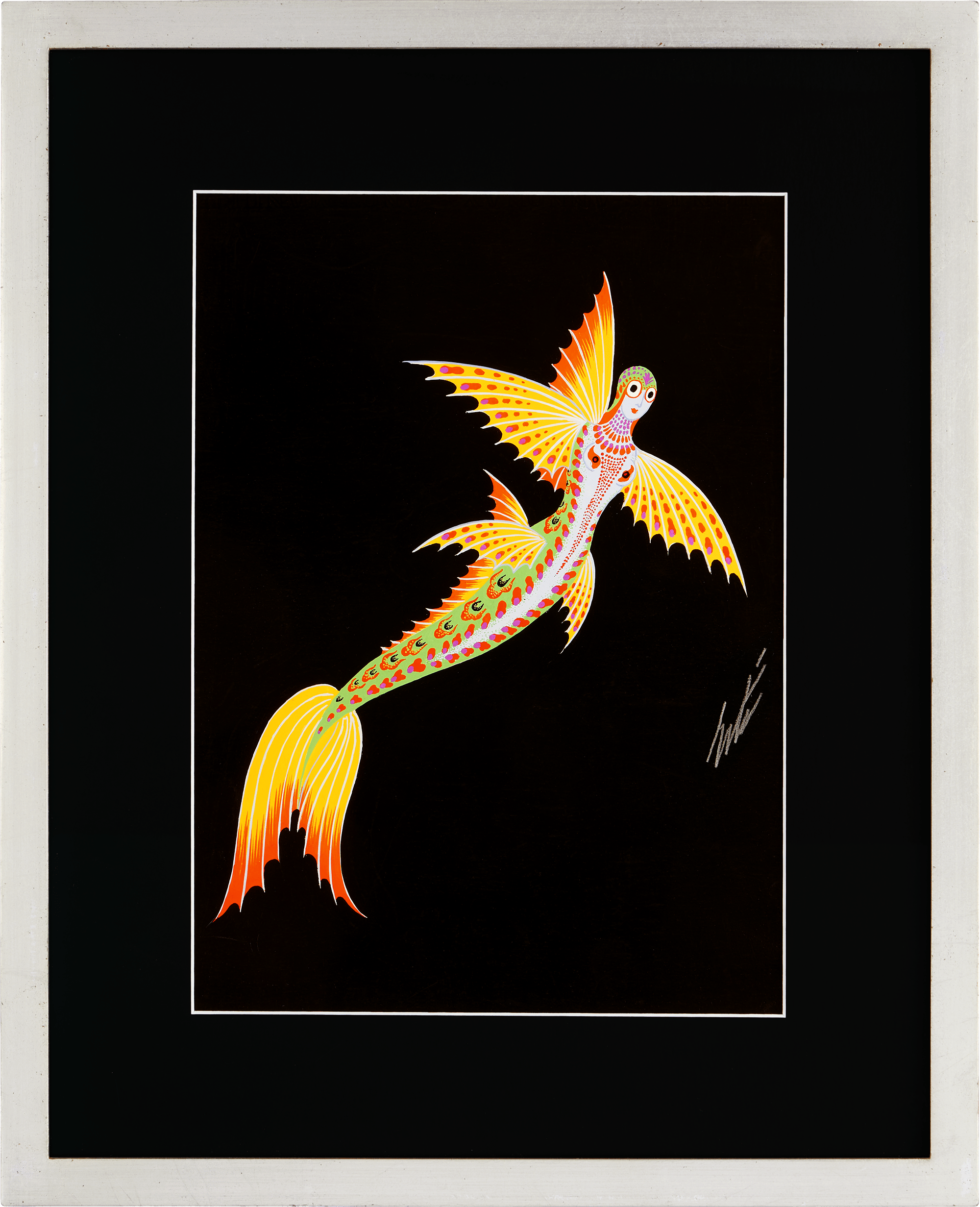 Poisson volant (Flying Fish) by Erté