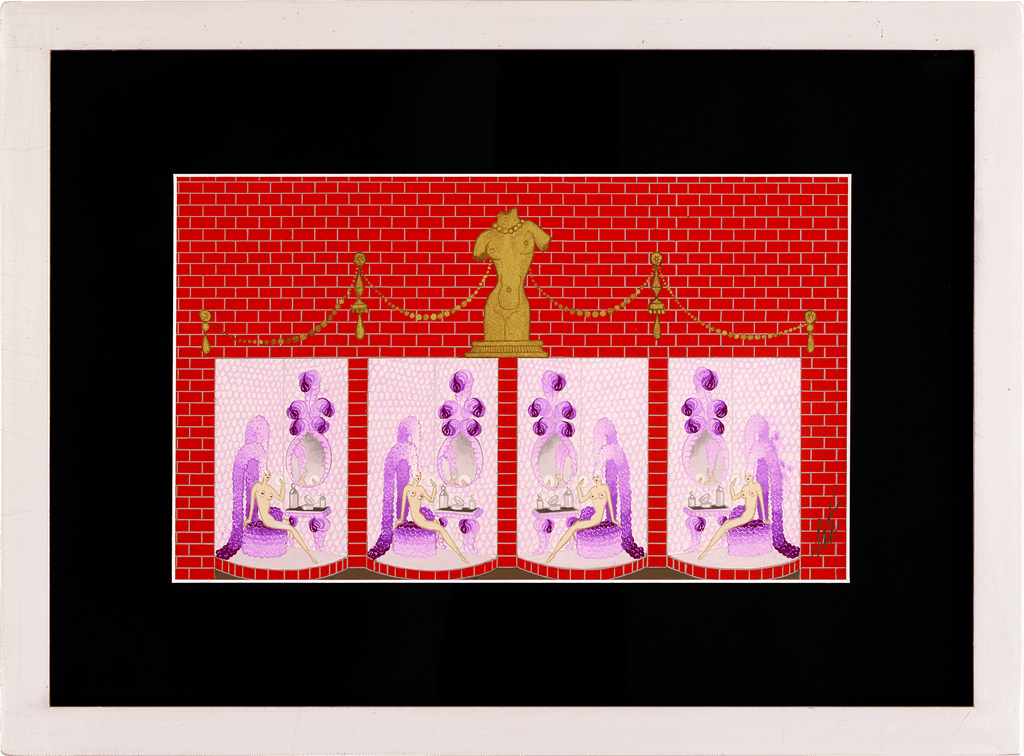 Chez les nues pour Roland Petit II by Erté