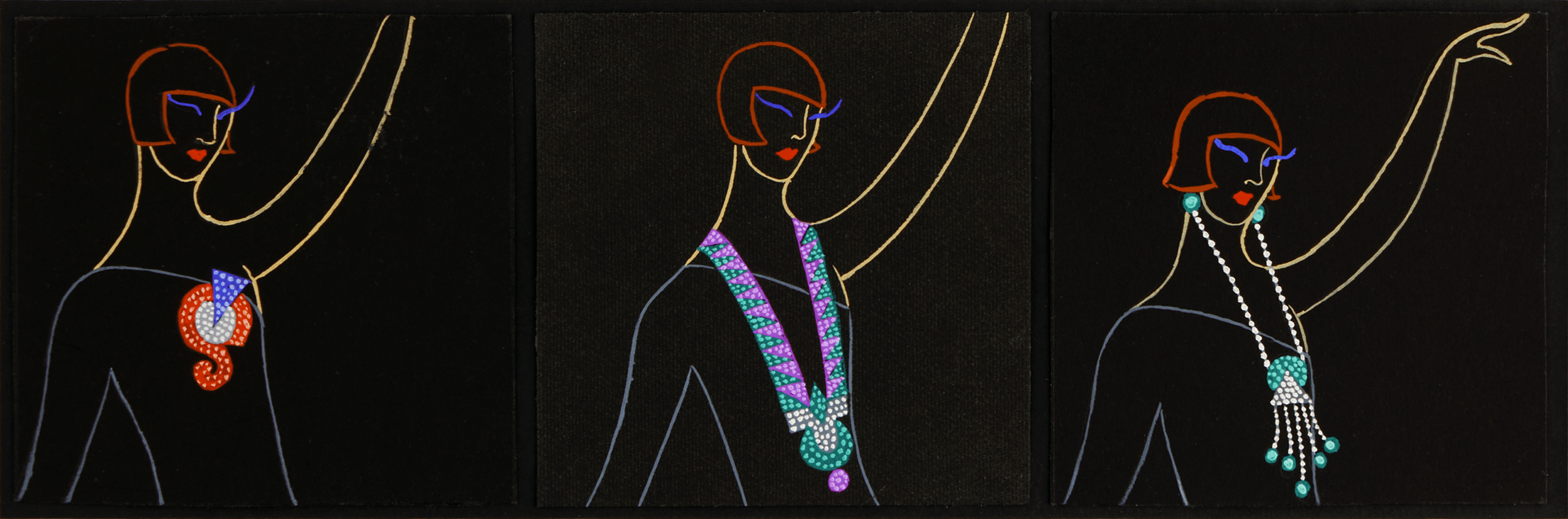 Bijoux lumineux by Erté