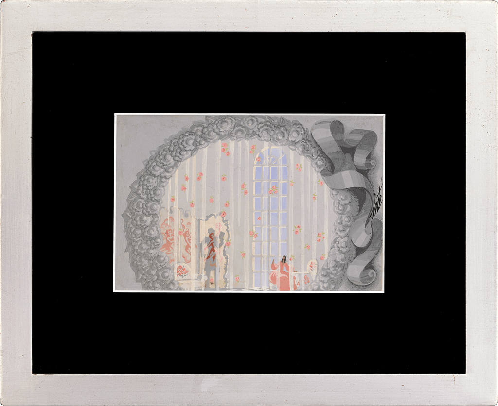 Acte II Scène IV pour La Traviata by Erté