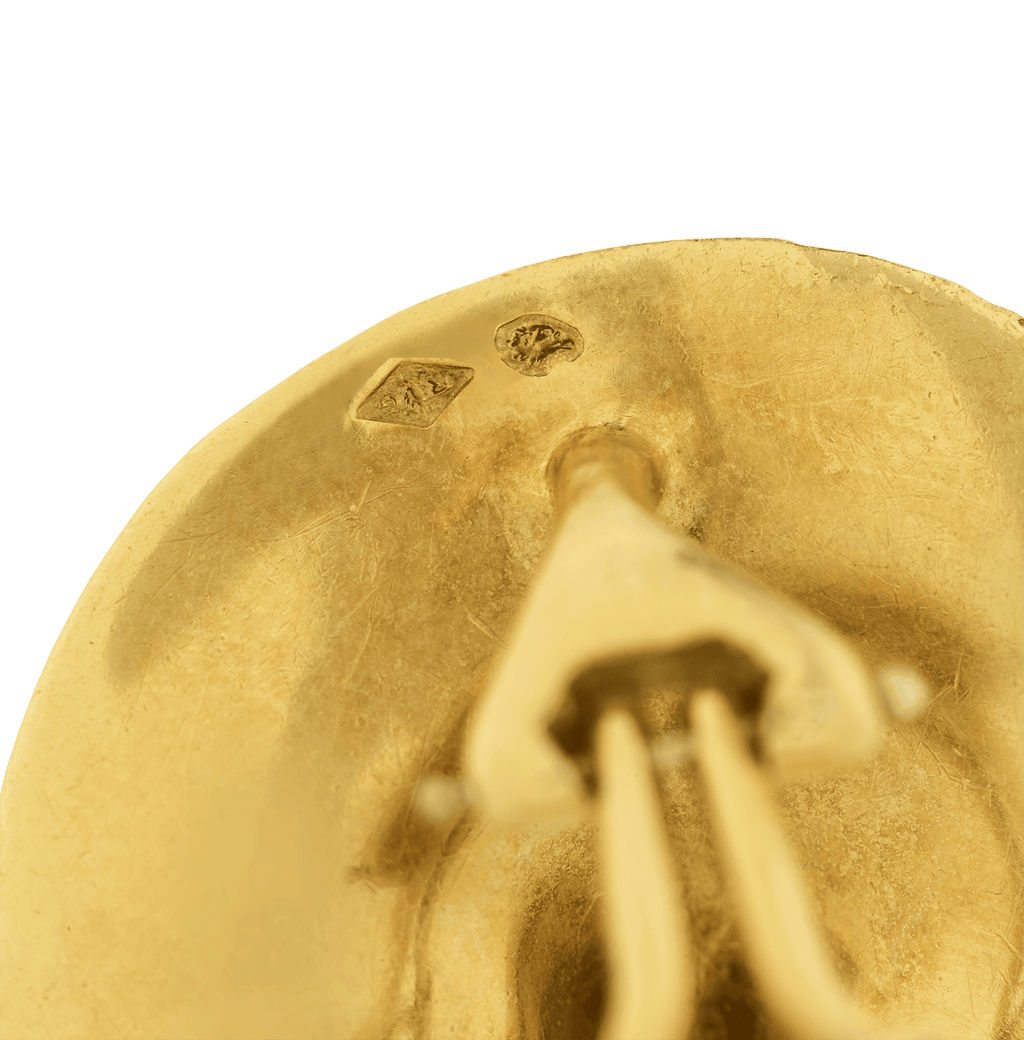 Tiffany & Co. Gold Lily Pad Earrings