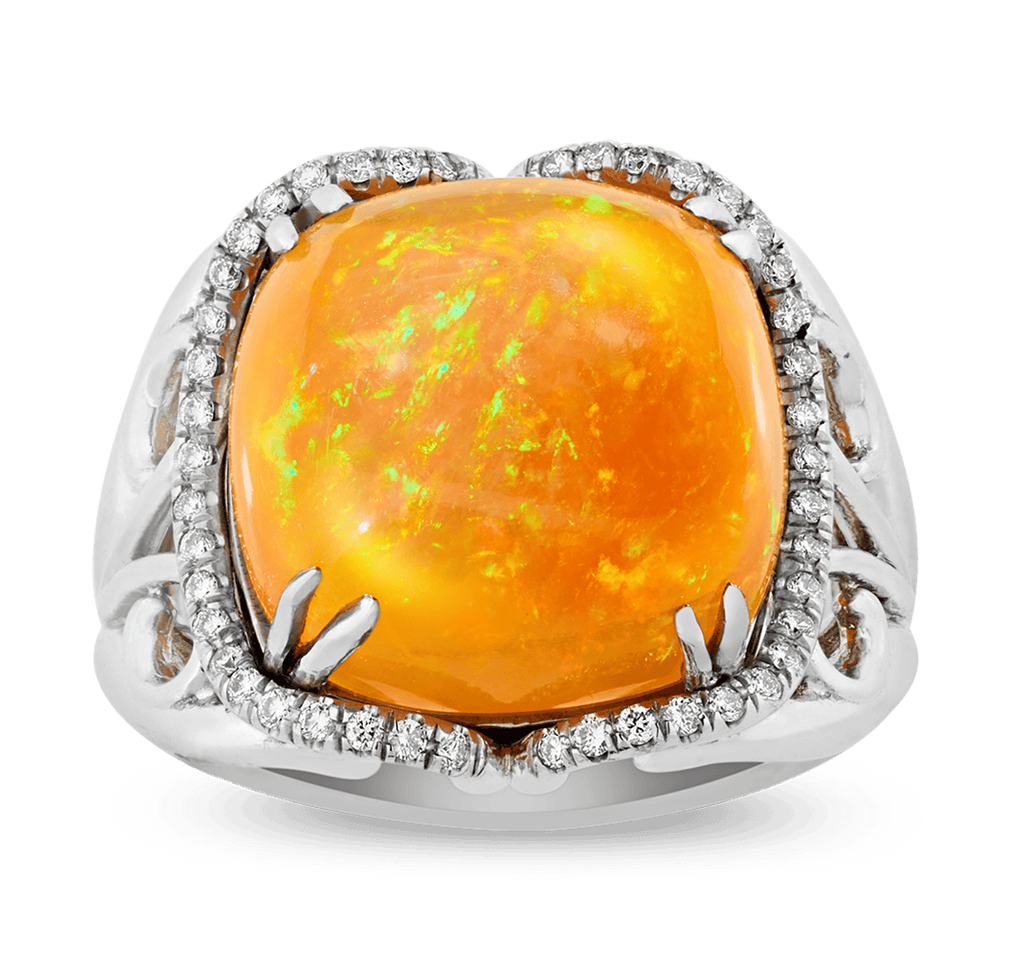 Ethiopian Opal Ring, 11.54 Carats