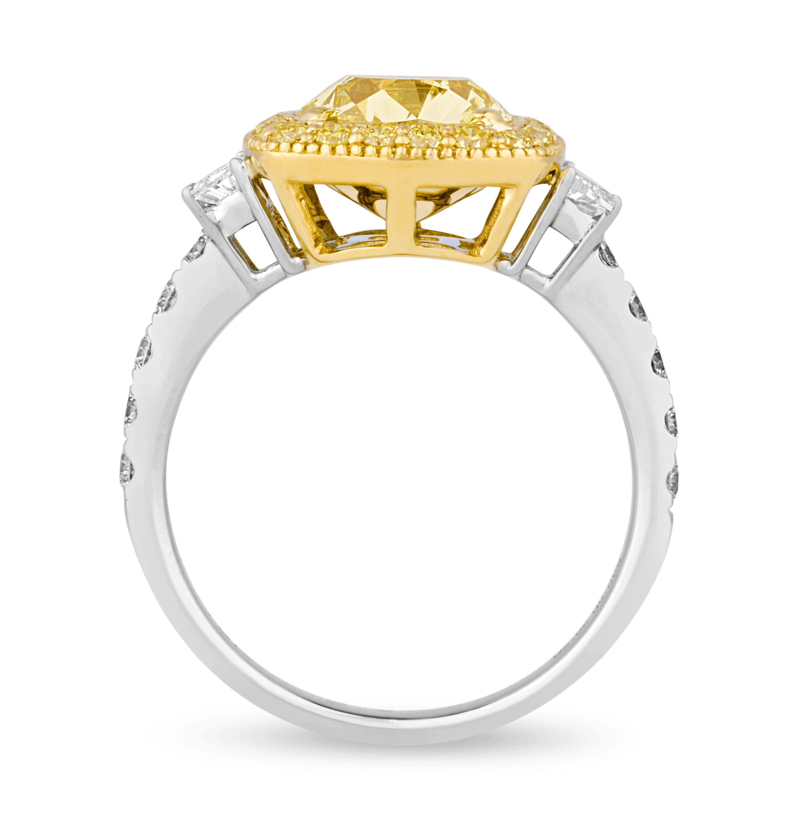 Fancy Intense Yellow Diamond Ring, 2.01 carats