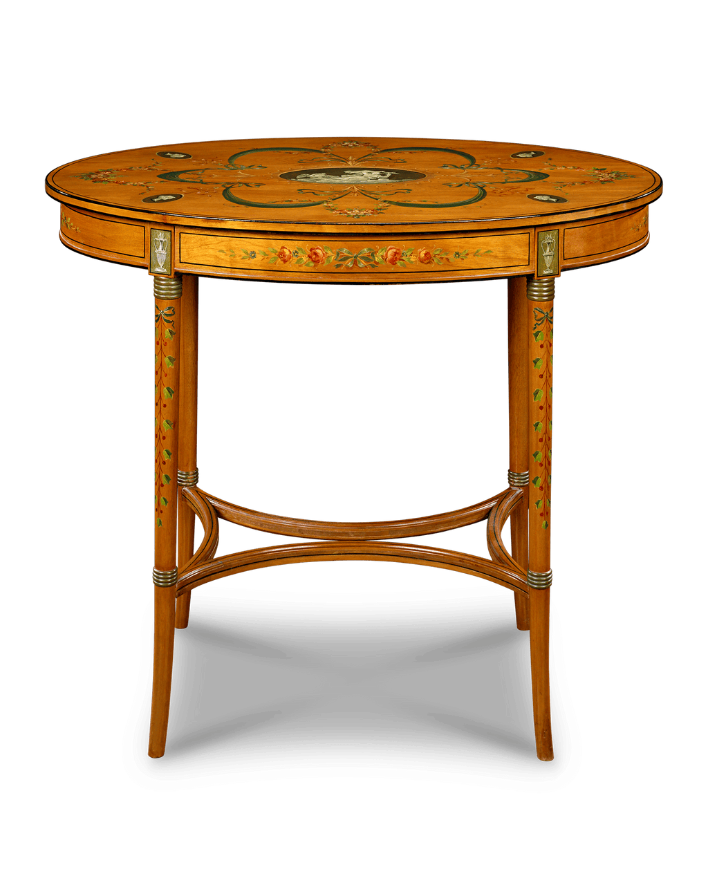 English Satinwood Parlor Tables