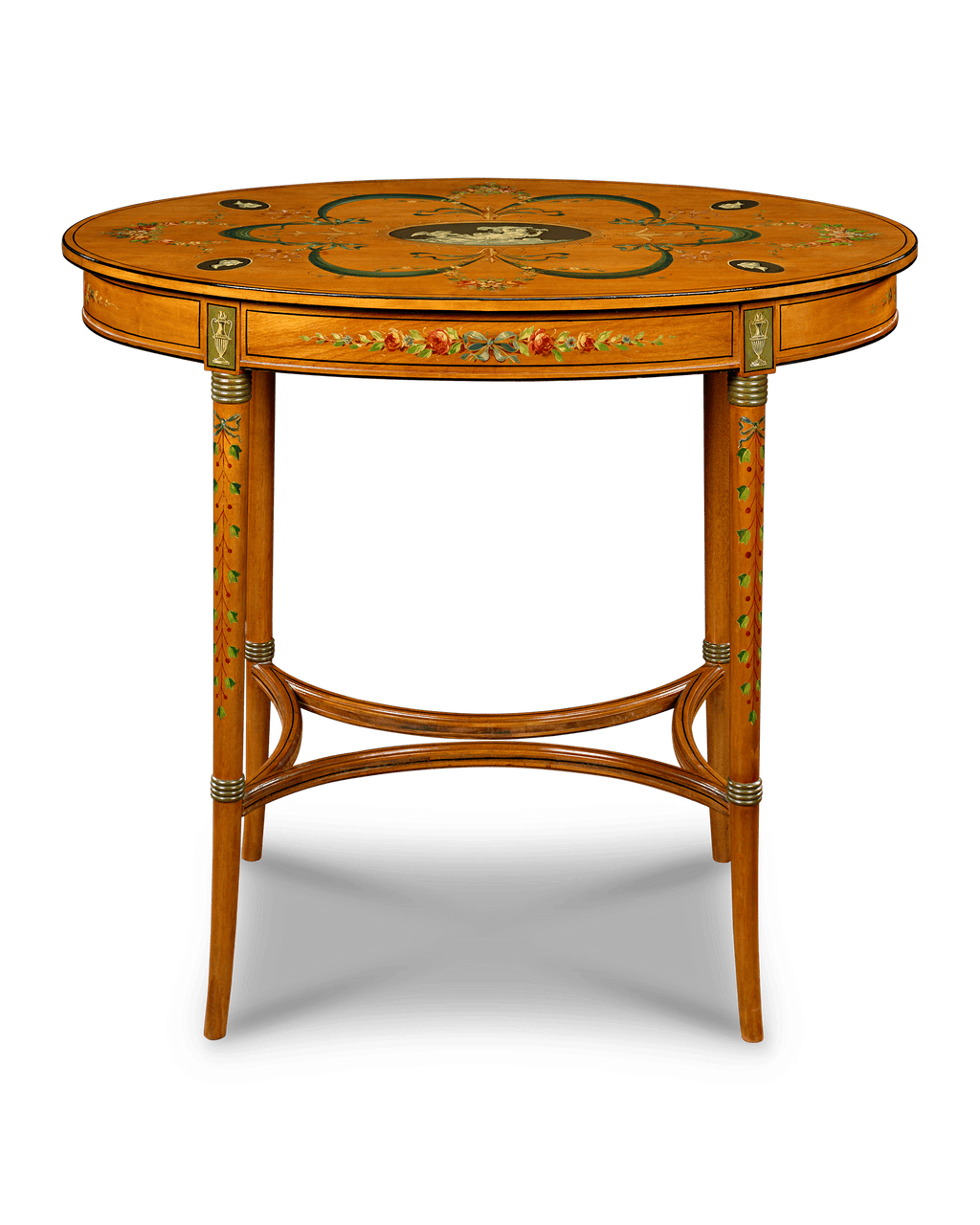English Satinwood Parlor Tables
