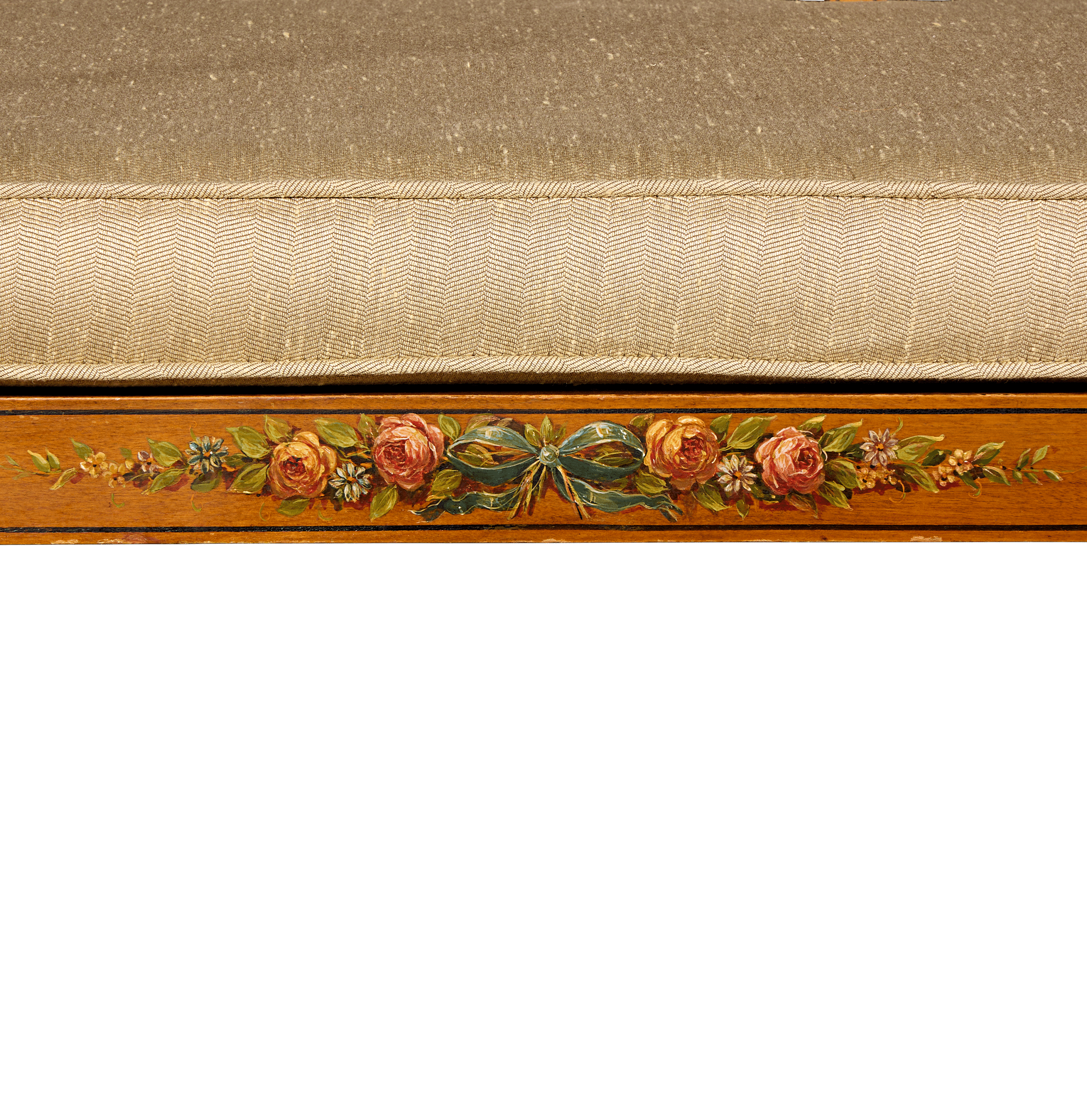 Edwardian Satinwood Settee
