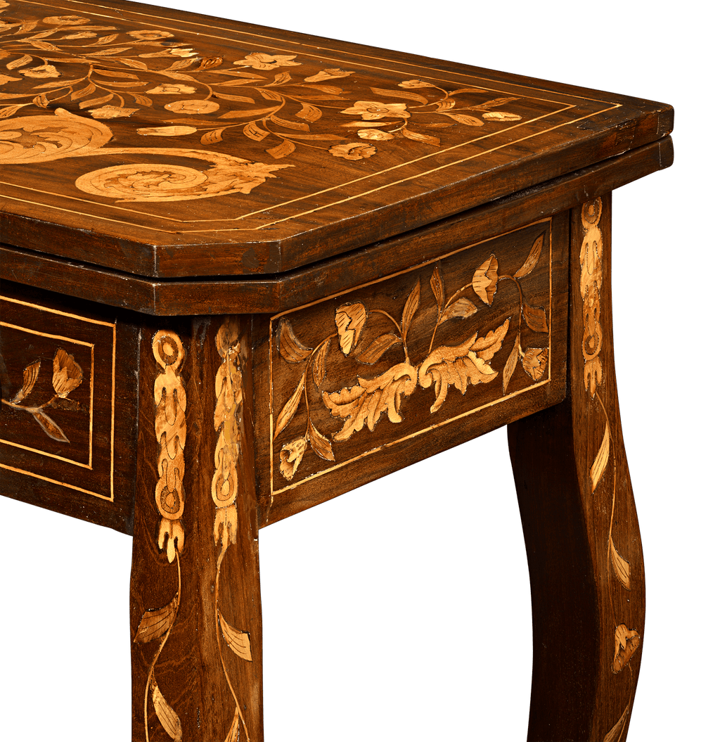 Dutch Marquetry Game Table