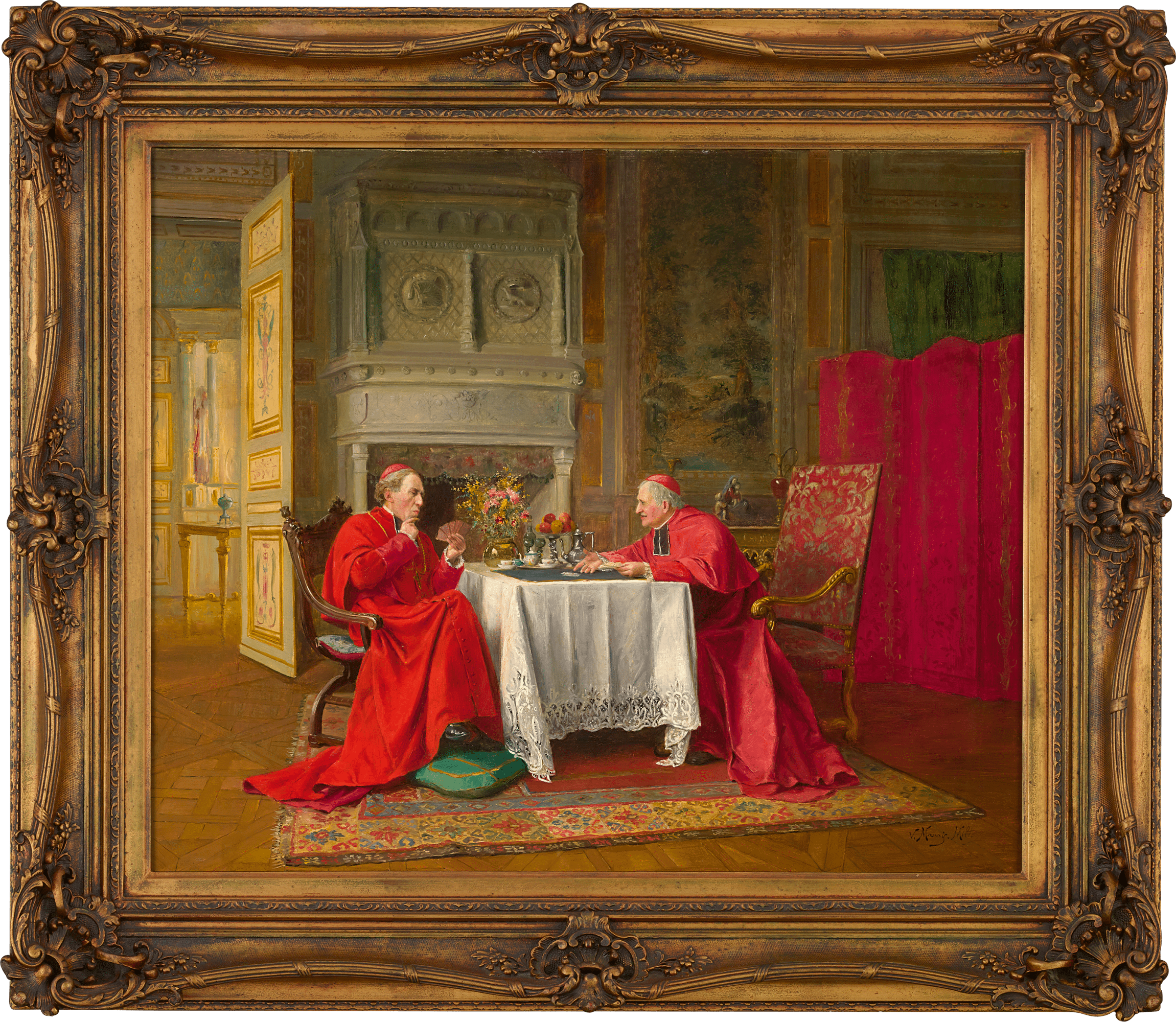 Cardinals Playing Cards by Victor Marais-Milton