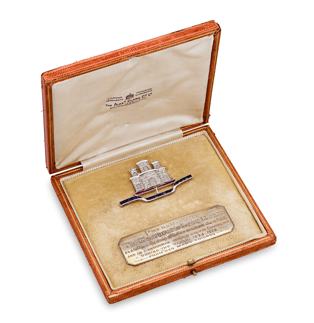 Gibraltar Brooch presented to Lady Mary Monro