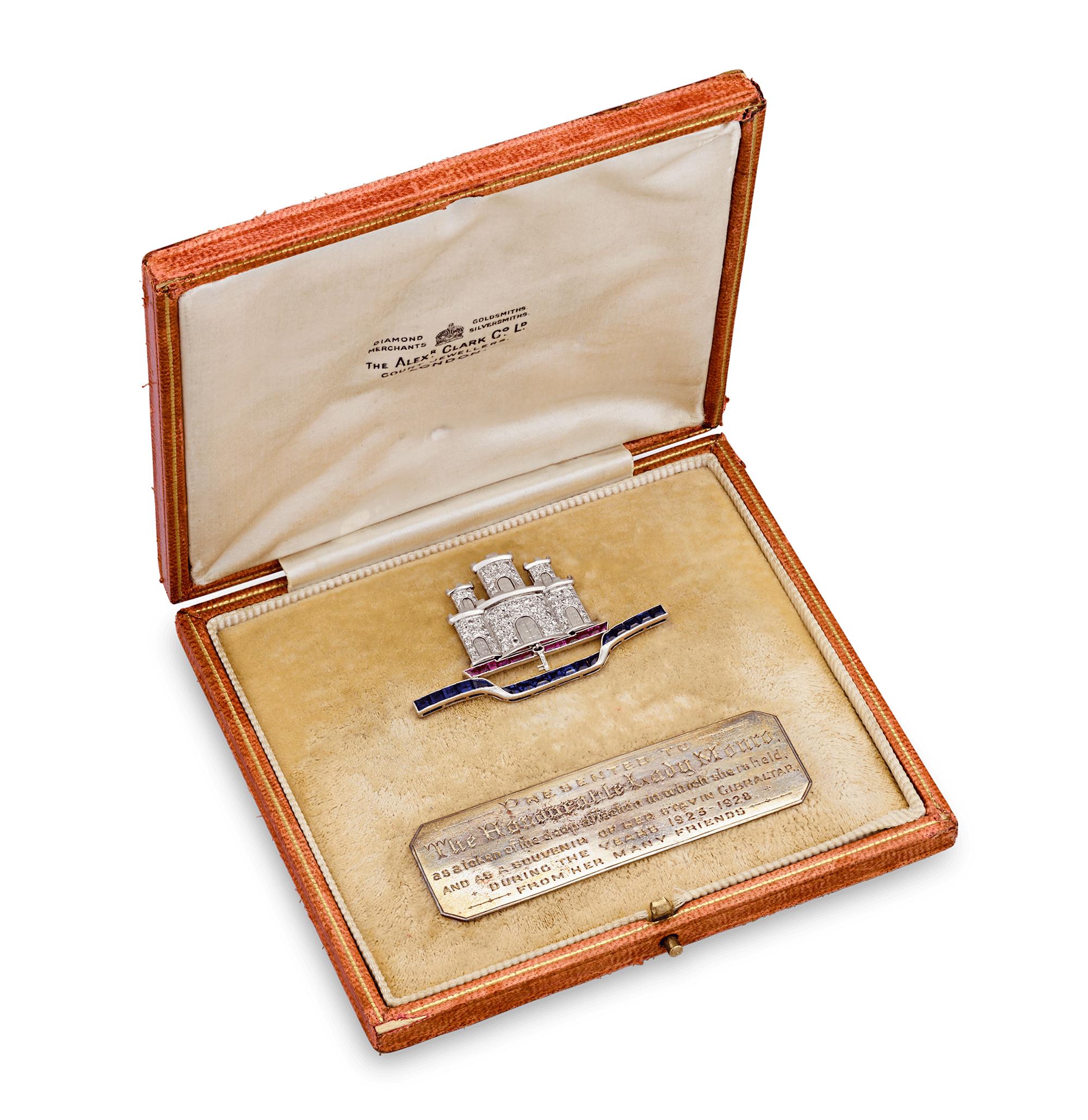 Gibraltar Brooch presented to Lady Mary Monro