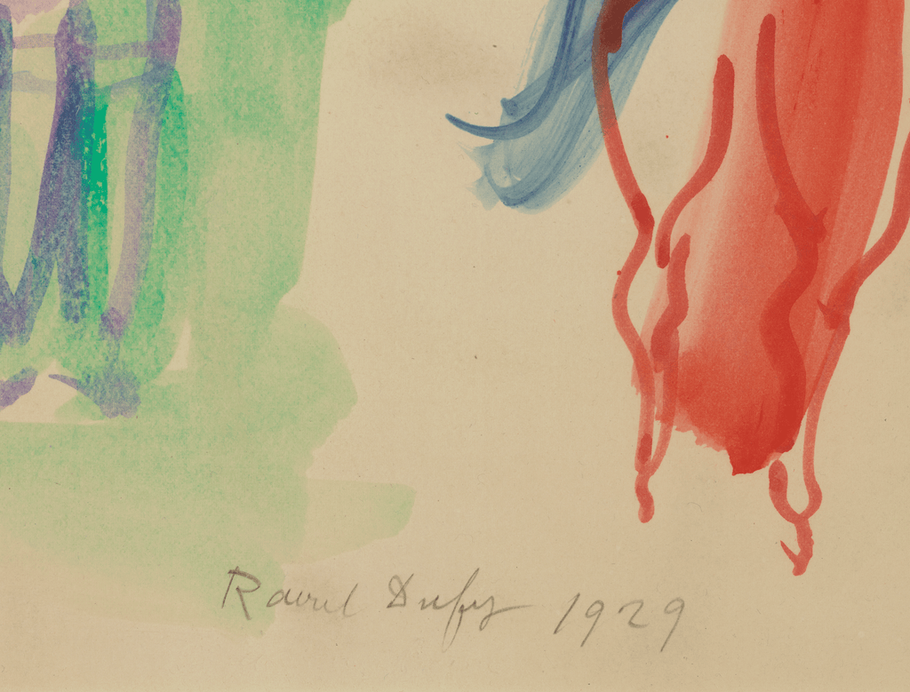 Chevaux de courses by Raoul Dufy