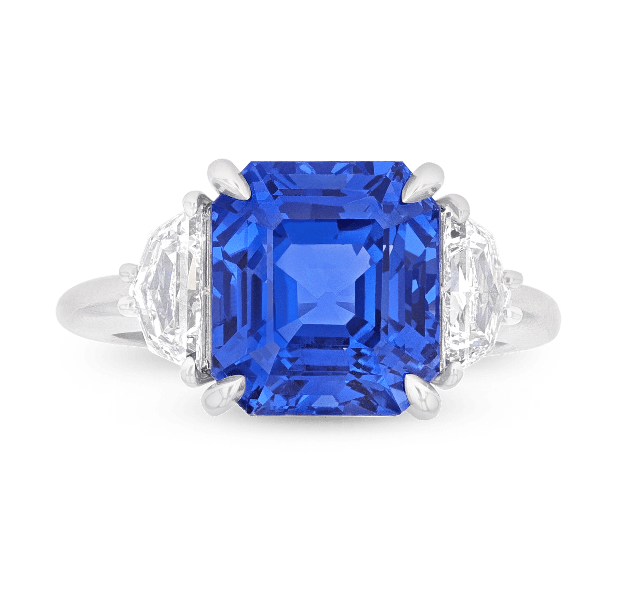 Unheated Burma Sapphire Ring, 7.87 carats