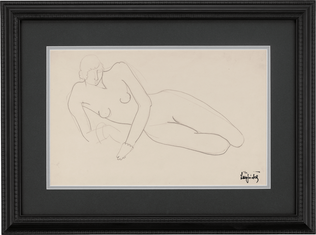 Nu allongé avec bracelet by Tamara de Lempicka