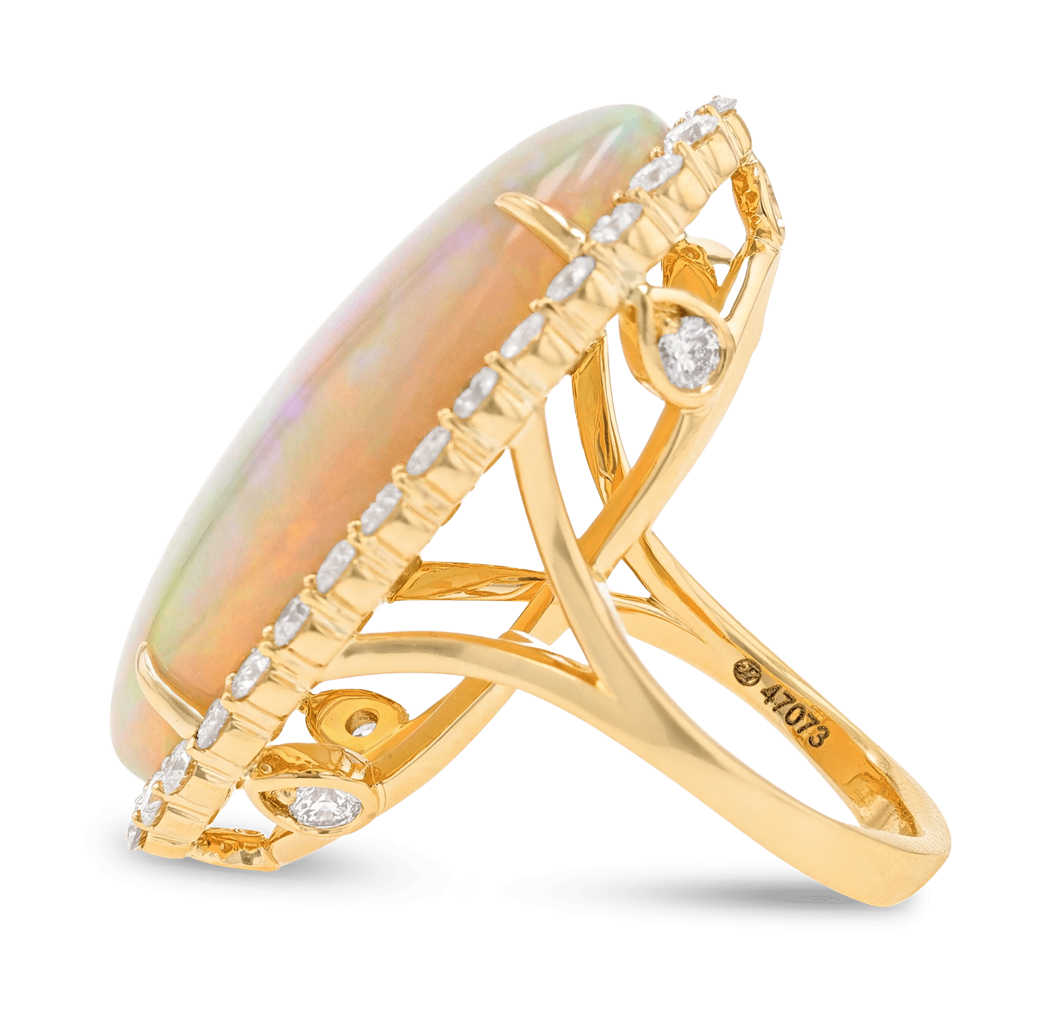 Ethiopian Opal Ring, 18.95 carats