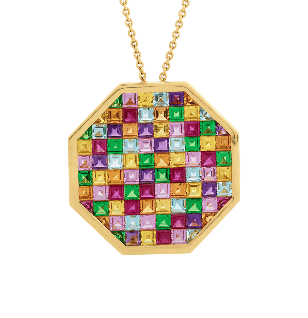 Multicolored Gemstone Necklace