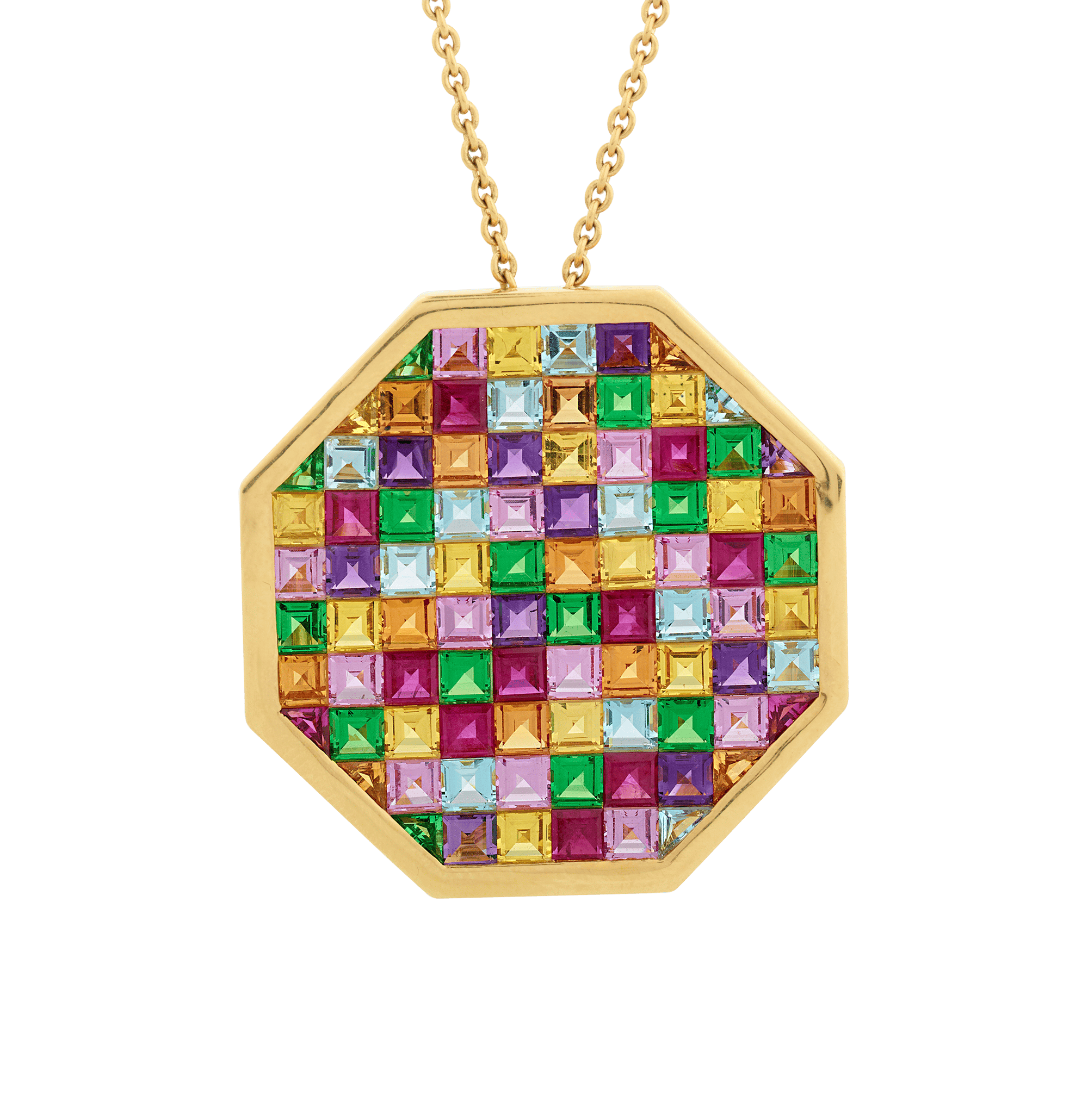 Multicolored Gemstone Necklace