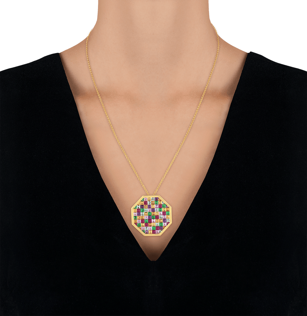 Multicolored Gemstone Necklace