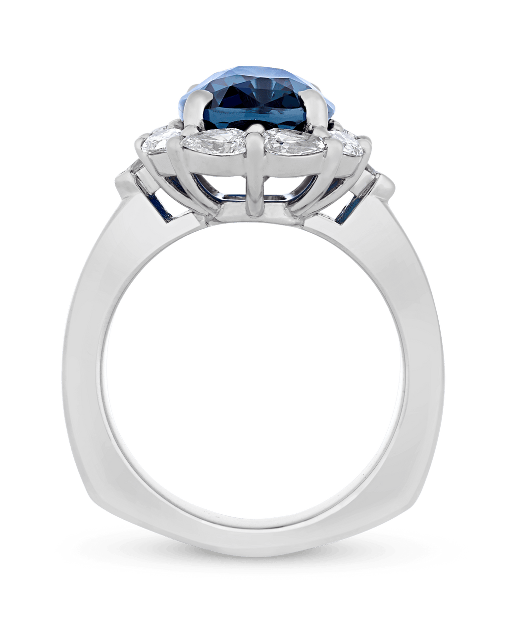 Untreated Sapphire Ring, 6.11 Carats