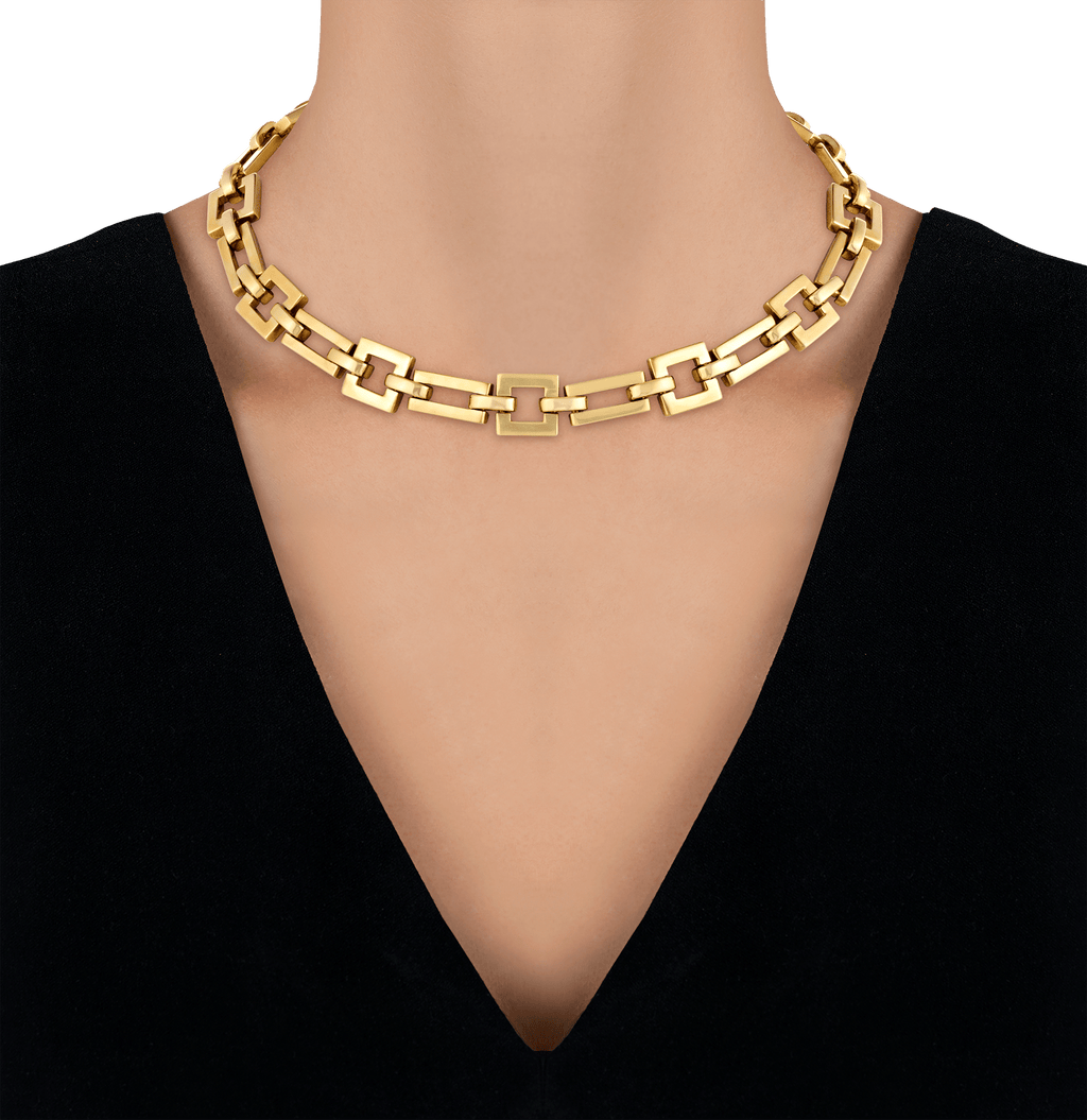David Webb Convertible 18K Yellow Gold Chain