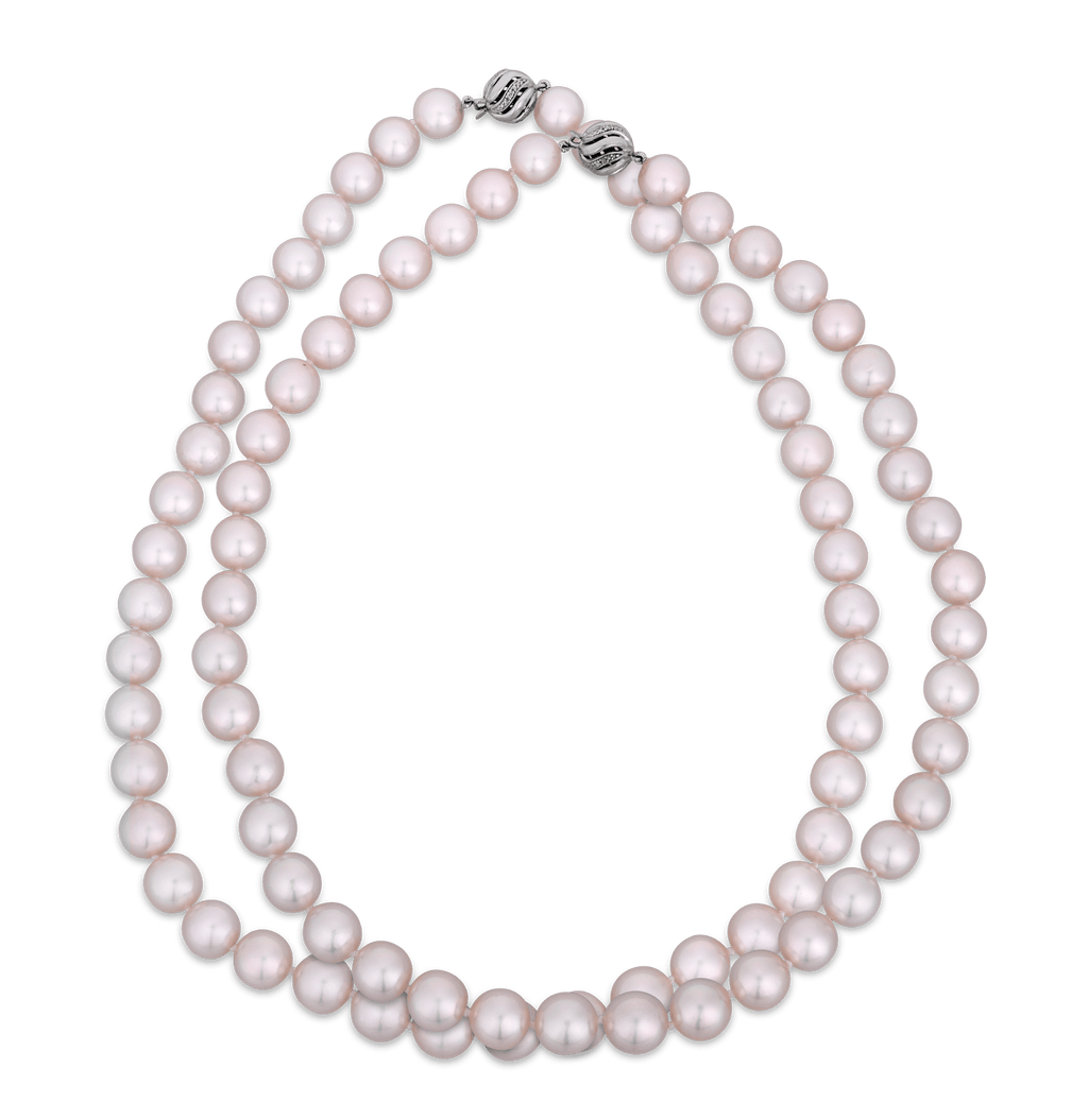 Double Strand Akoya Pearl Necklace