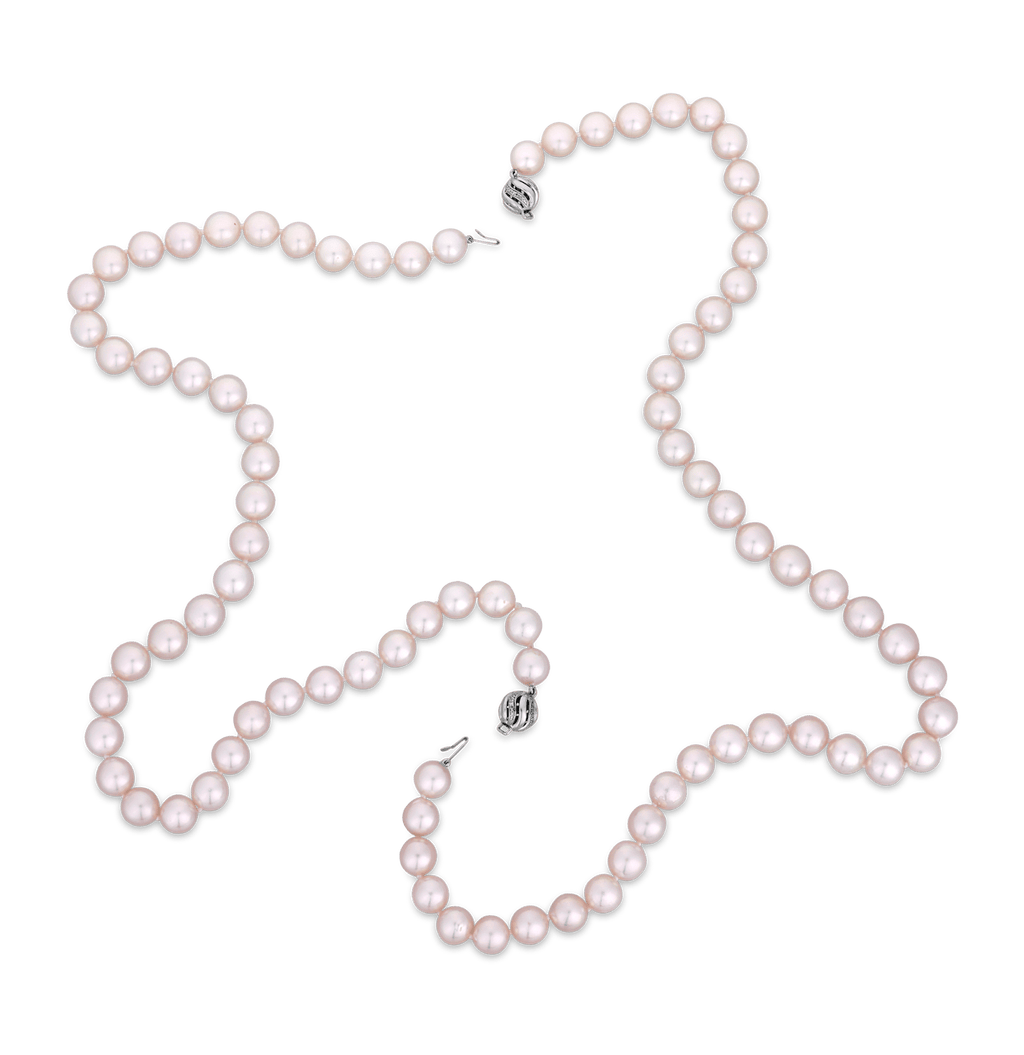 Double Strand Akoya Pearl Necklace