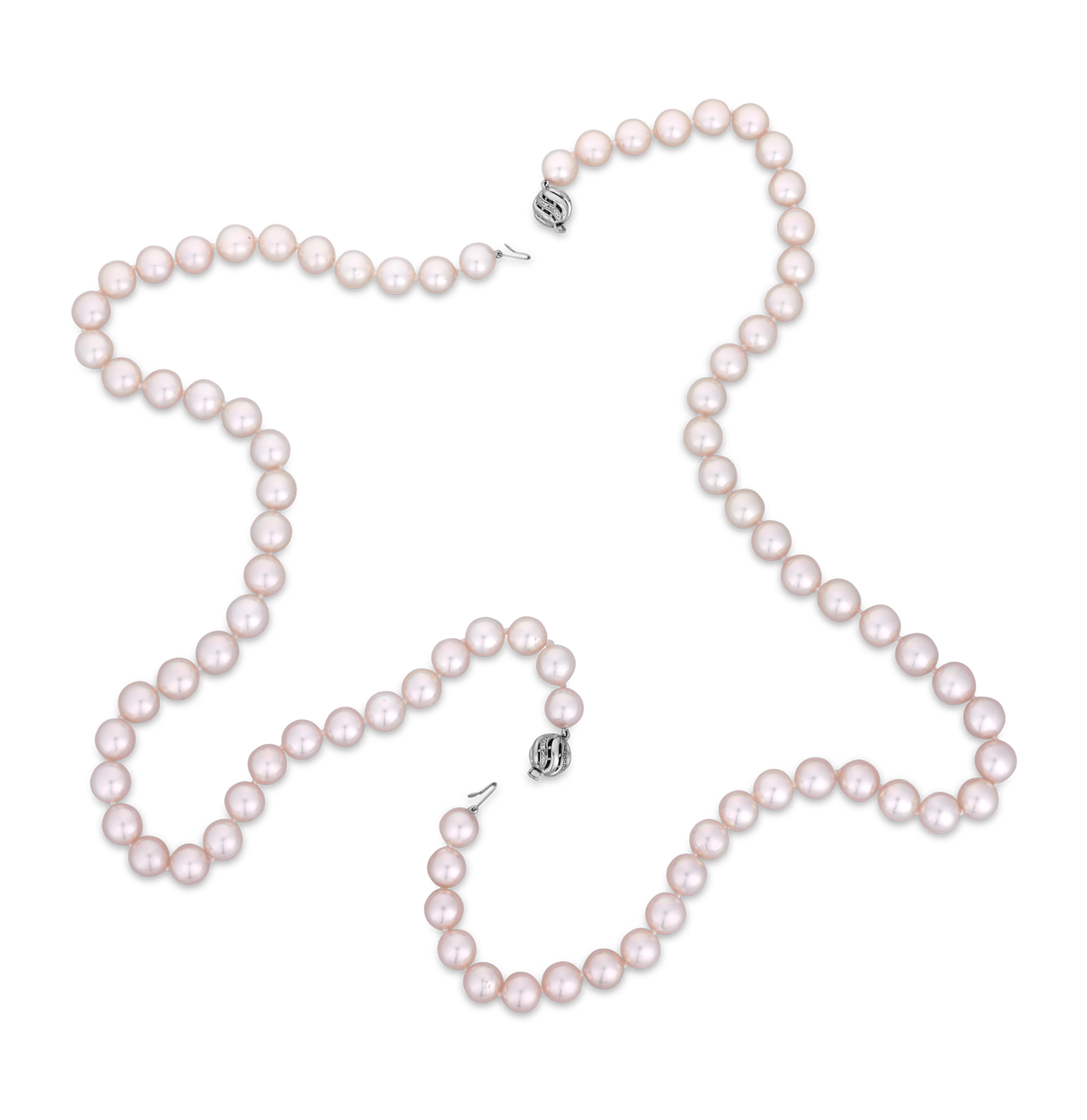 Double Strand Akoya Pearl Necklace