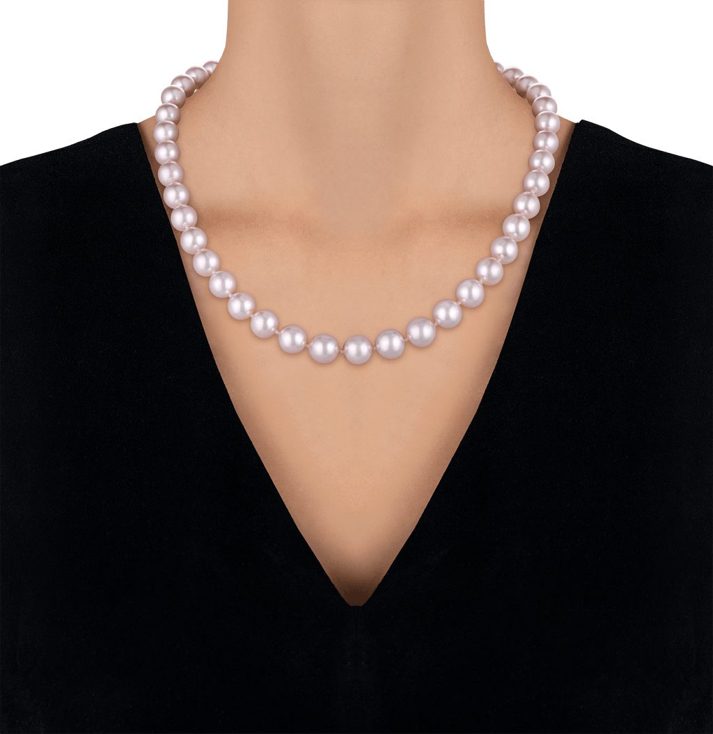 Double Strand Akoya Pearl Necklace
