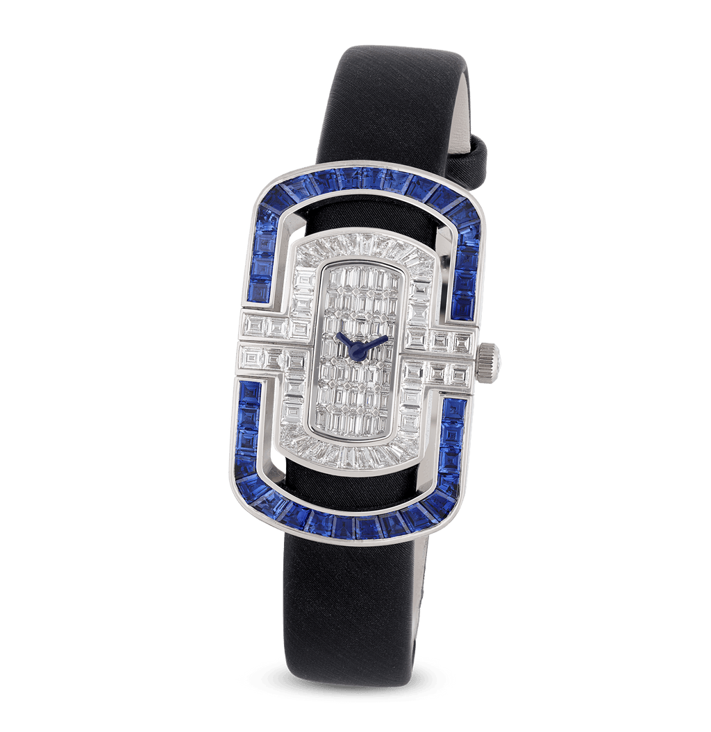 Bulgari Parentesi Sapphire and Diamond Wristwatch