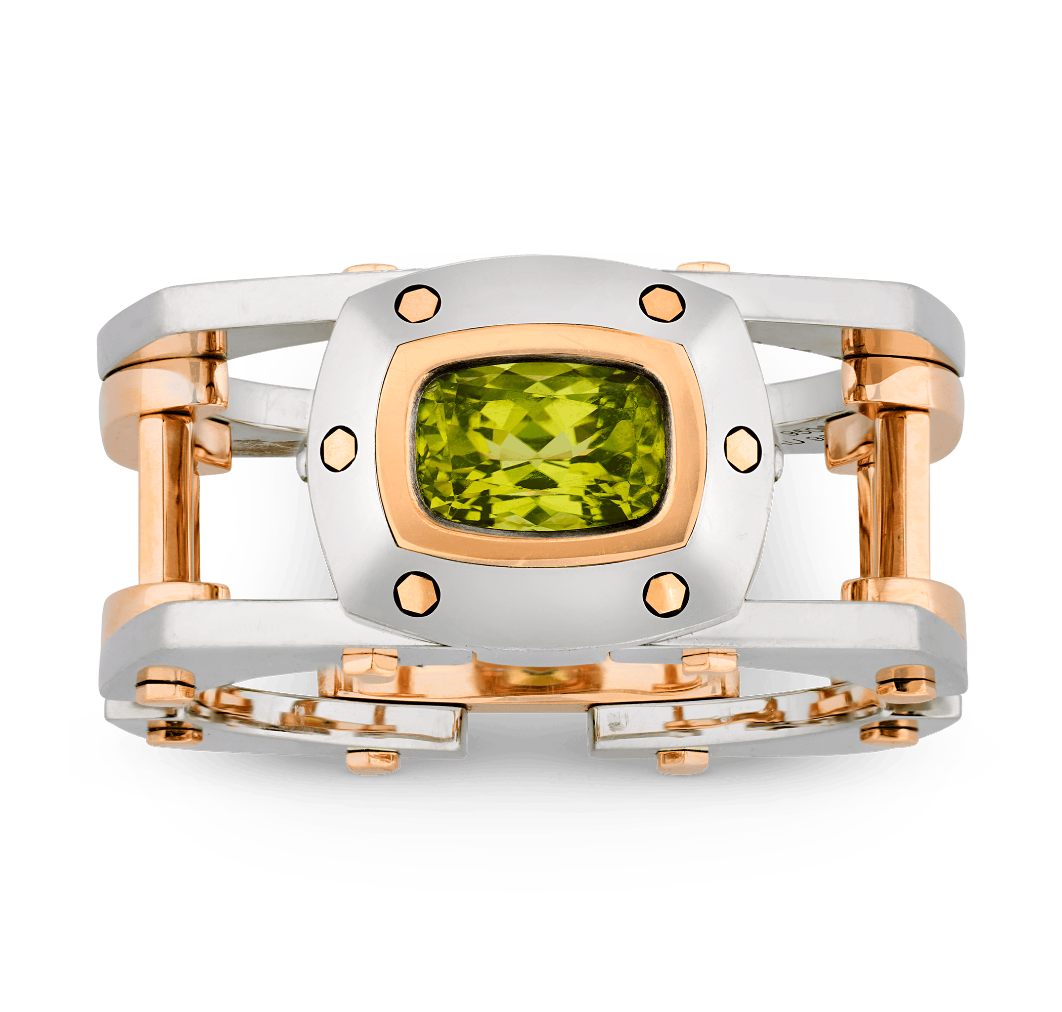 Interstellar Peridot Ring, 1.11 carats