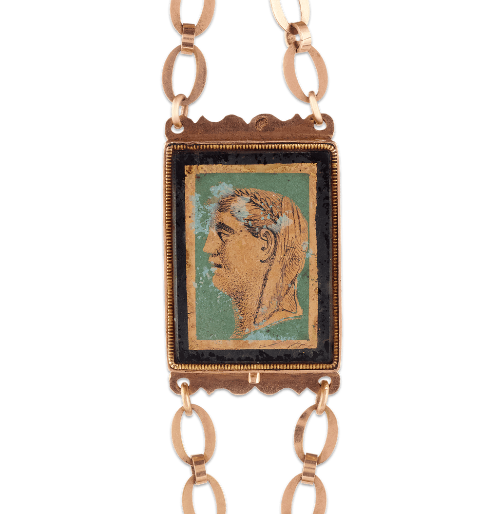 First Empire Napoleonic Portrait Necklace