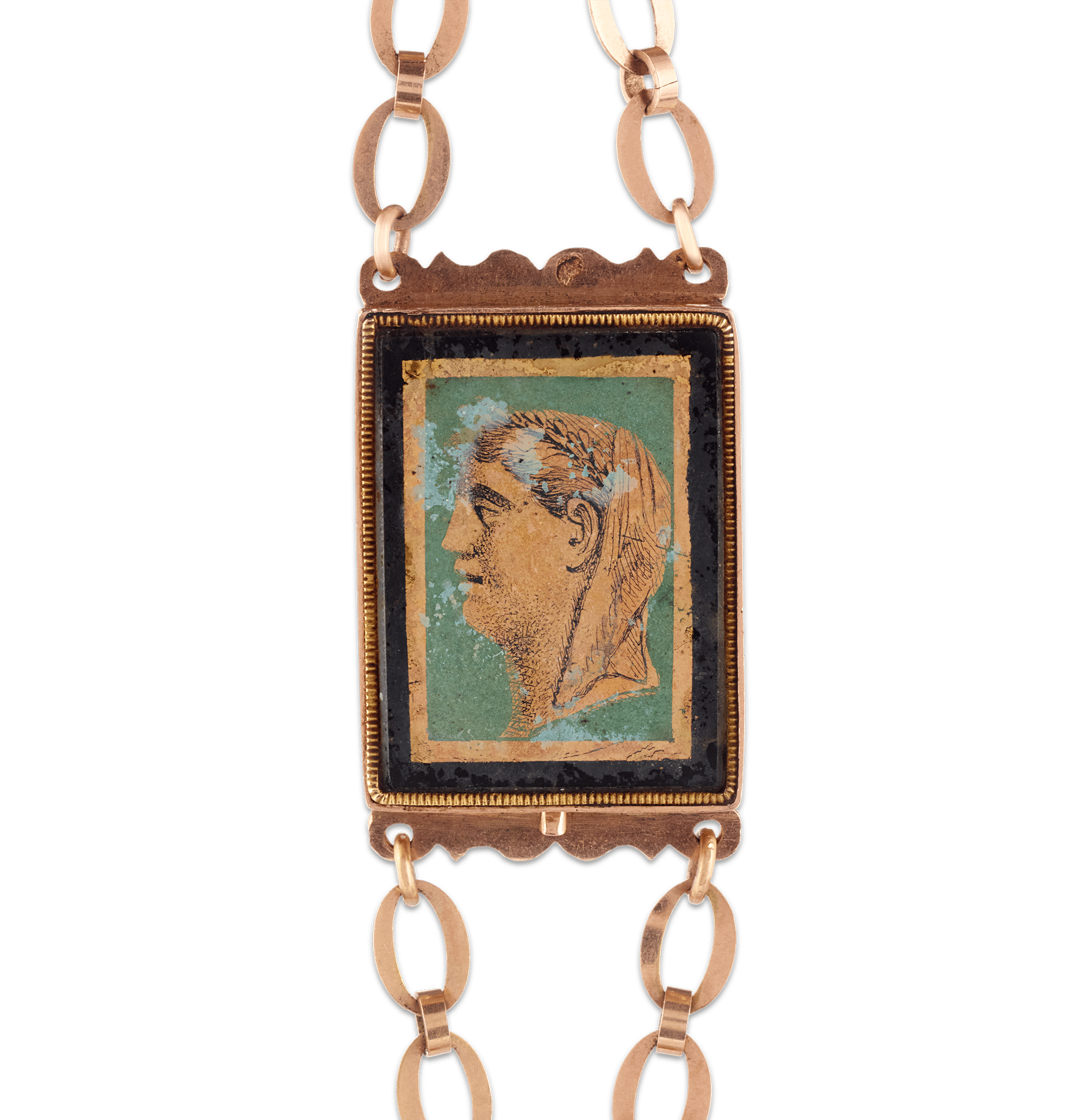 First Empire Napoleonic Portrait Necklace