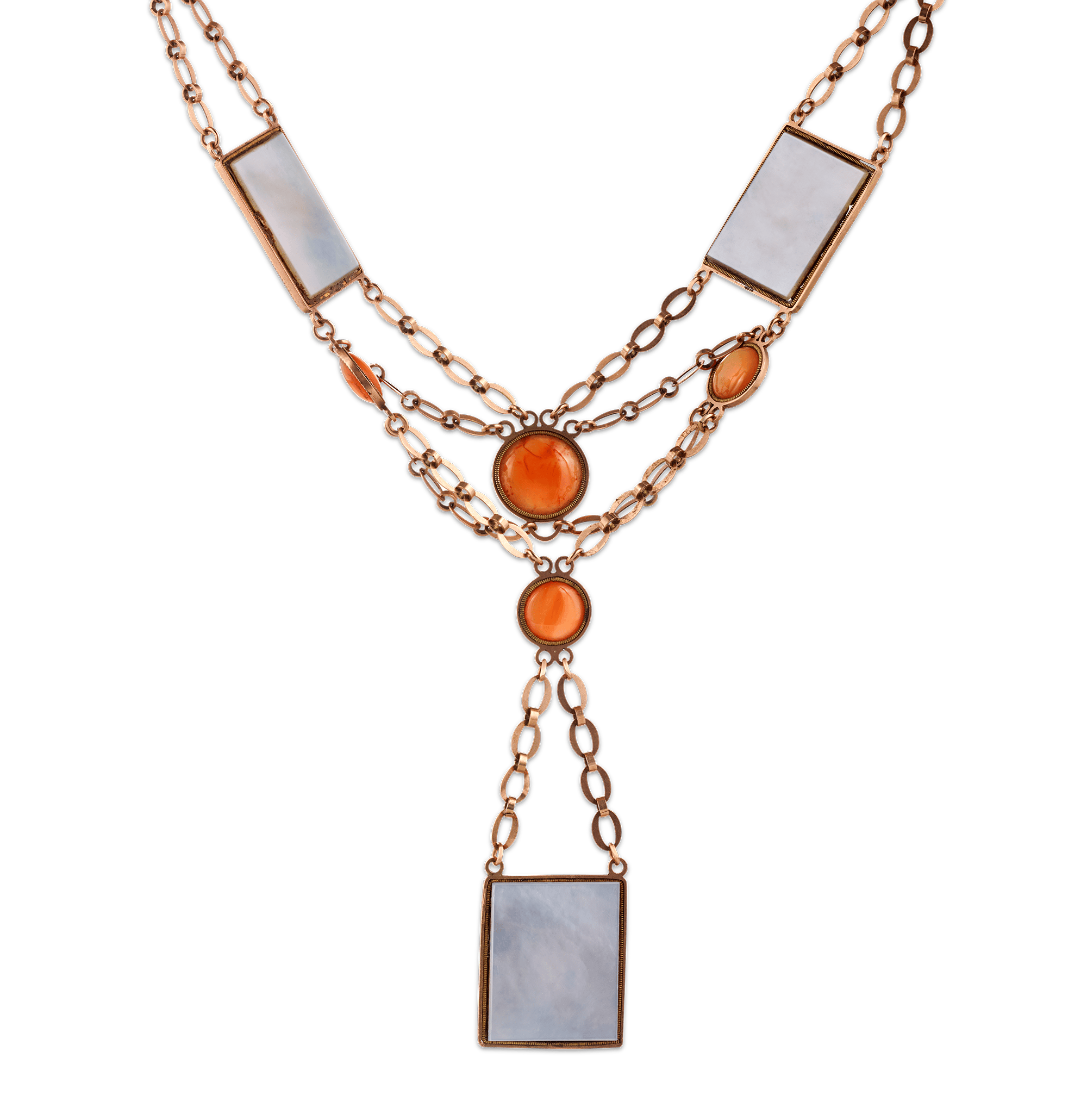 First Empire Napoleonic Portrait Necklace