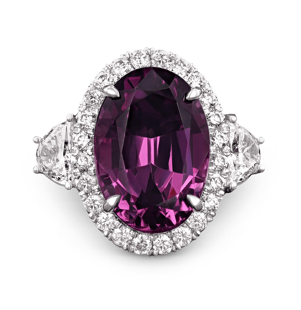 Purple Spinel Ring, 14.30 Carats