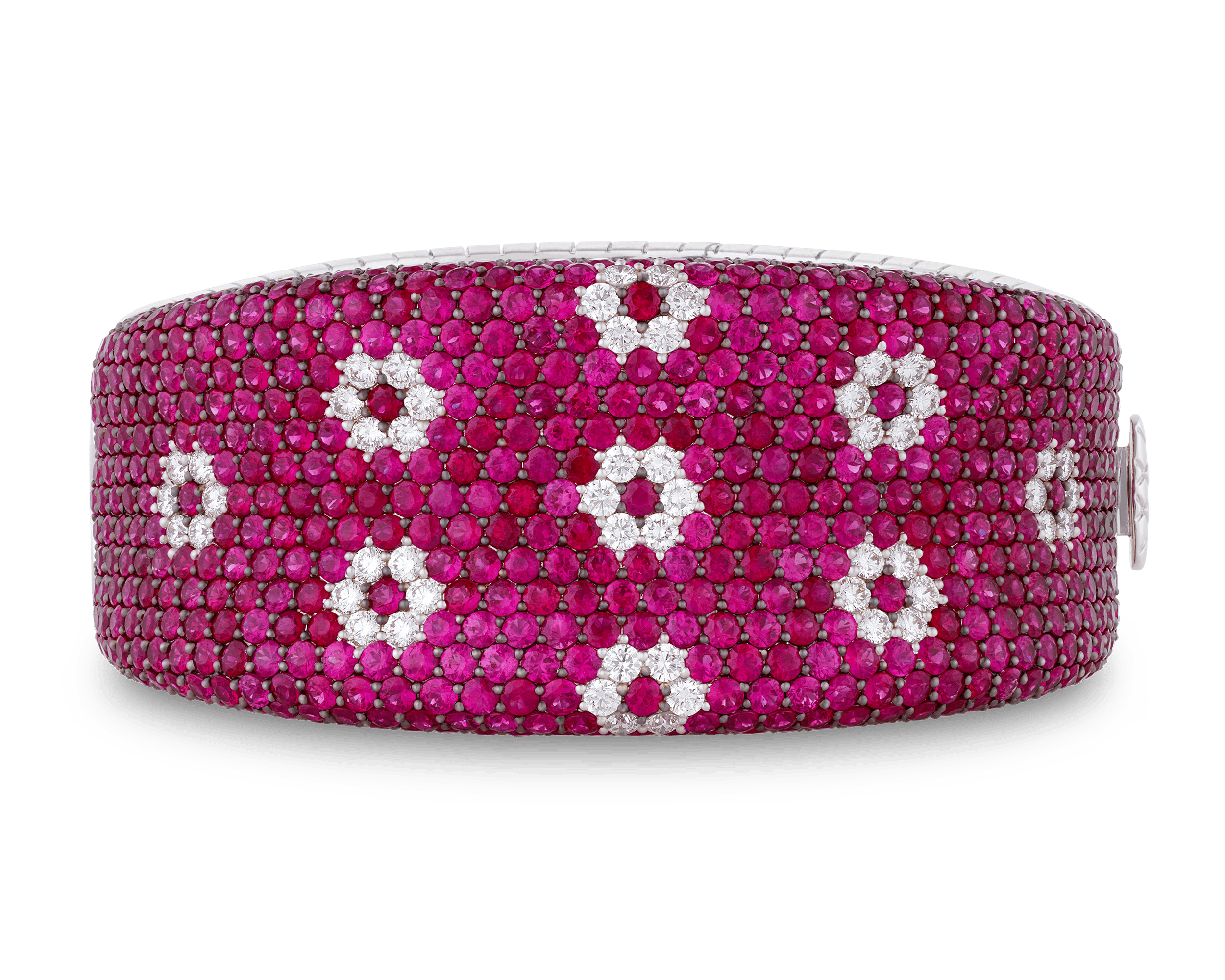 Roberto Coin Diamond and Ruby Bracelet
