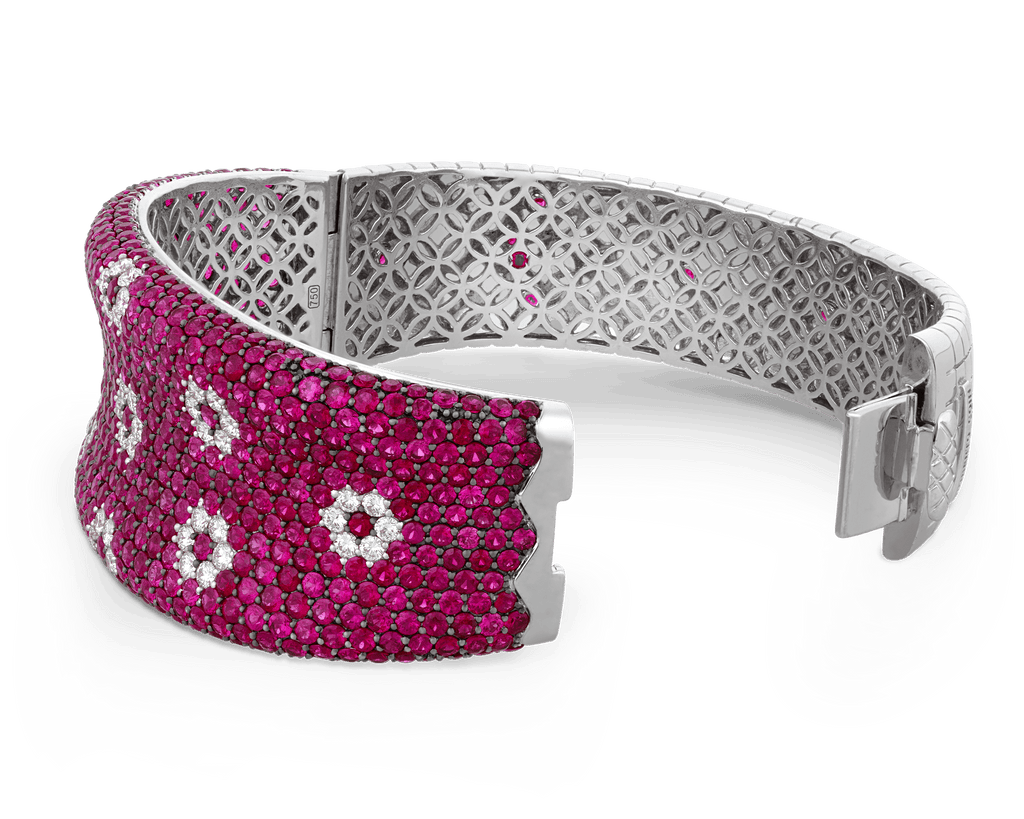 Roberto Coin Diamond and Ruby Bracelet